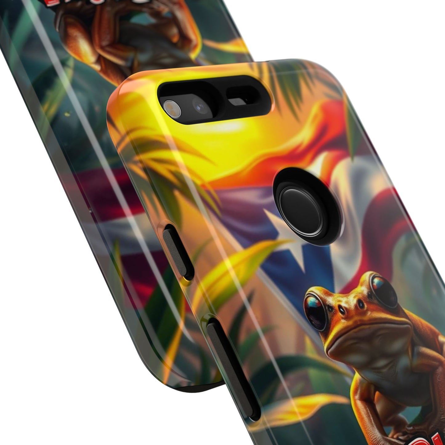 Boricua Coqui Phone Case | Tough Cases | Puerto Rican Pride, Unique Gift, Tropical Vibes, Phone Accessory, Celebration of Culture