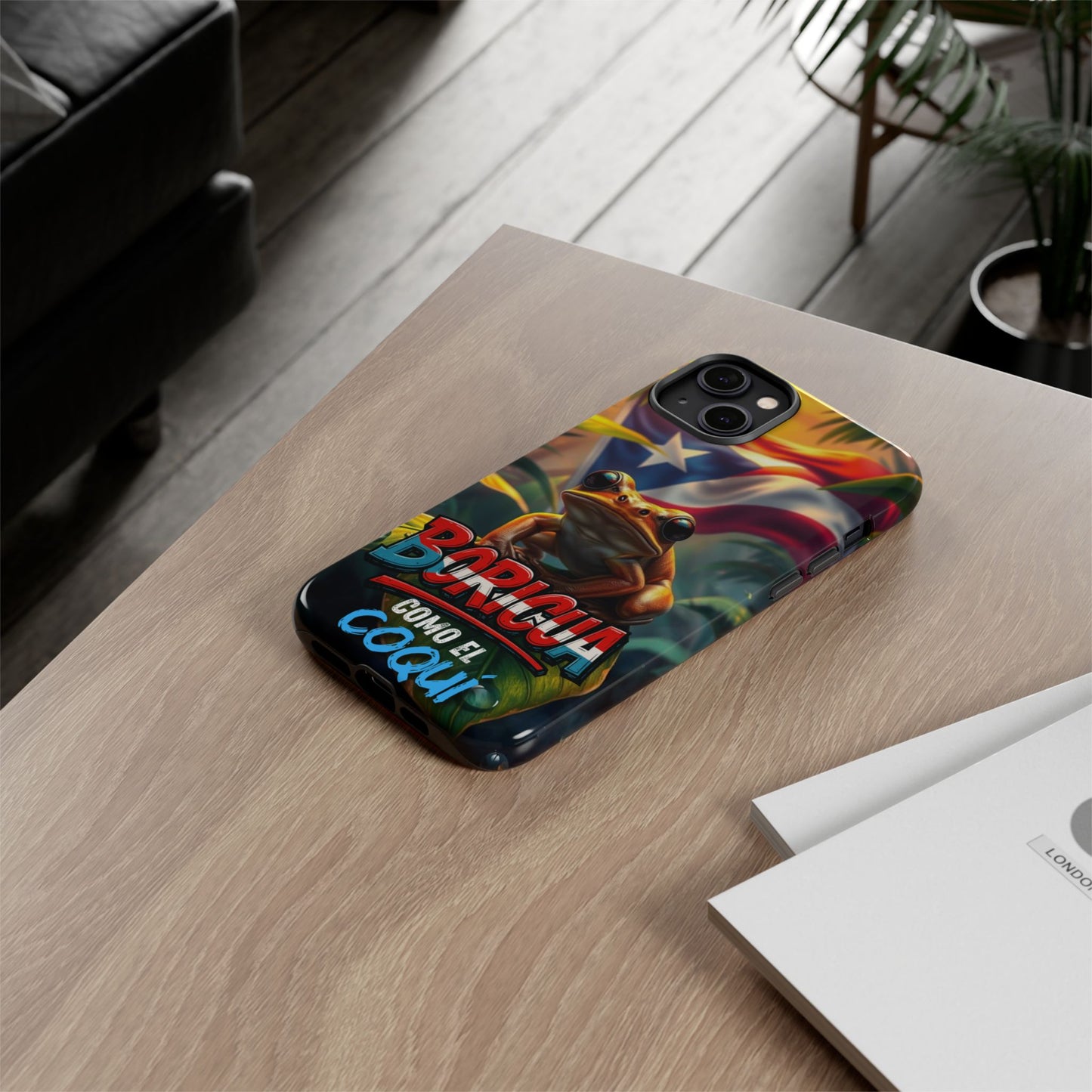 Boricua Coqui Phone Case | Tough Cases | Puerto Rican Pride, Unique Gift, Tropical Vibes, Phone Accessory, Celebration of Culture
