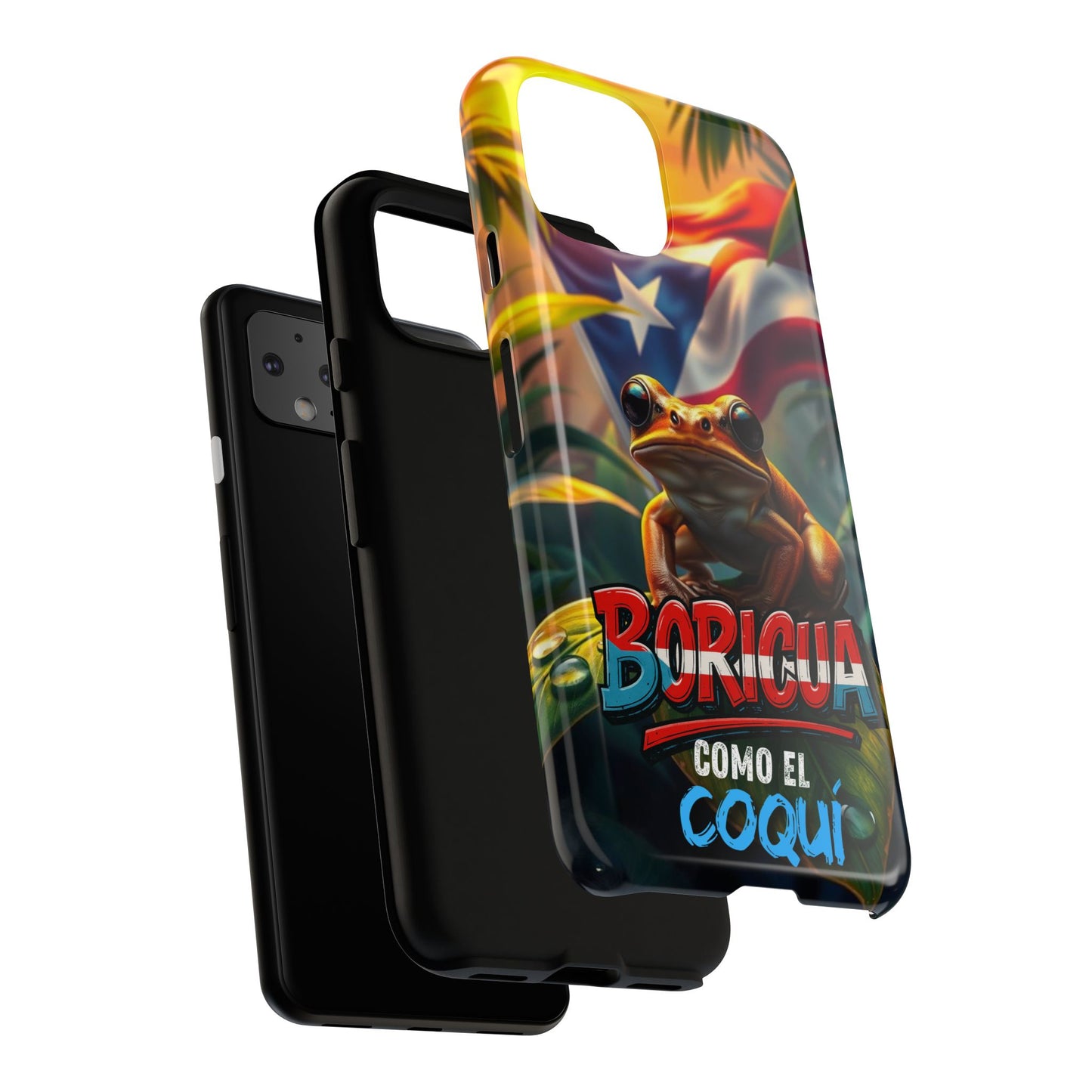 Boricua Coqui Phone Case | Tough Cases | Puerto Rican Pride, Unique Gift, Tropical Vibes, Phone Accessory, Celebration of Culture