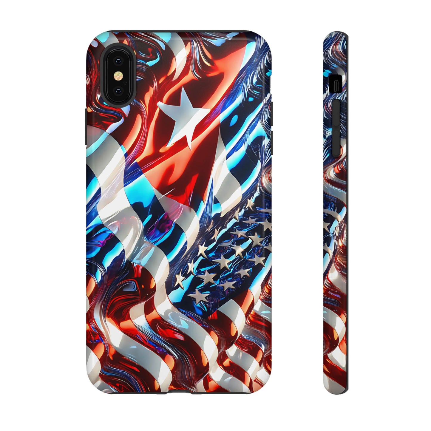 FUNDA PARA TELEFONO BANDERA DE CUBA Y ESTADOS UNIDOS, BRILLO CALIDADI, ASERE