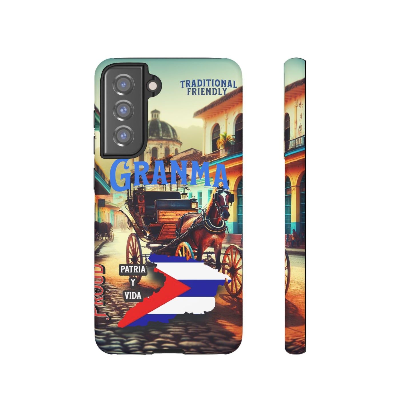 FUNDA DE TELEFONO, GRANMA, CUBA, PATRIA Y VIDA, IPHONE, SAMSUNG