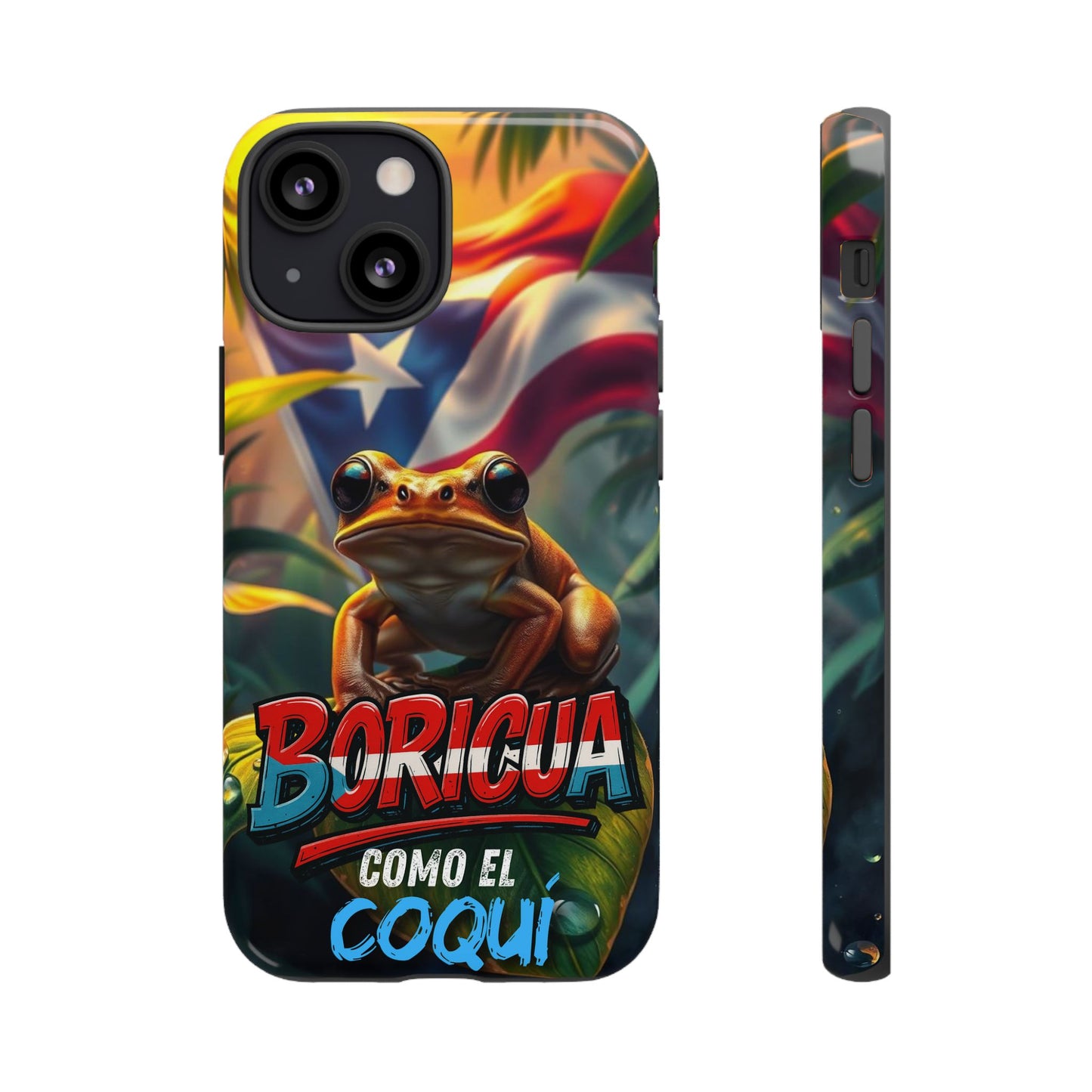 Boricua Coqui Phone Case | Tough Cases | Puerto Rican Pride, Unique Gift, Tropical Vibes, Phone Accessory, Celebration of Culture