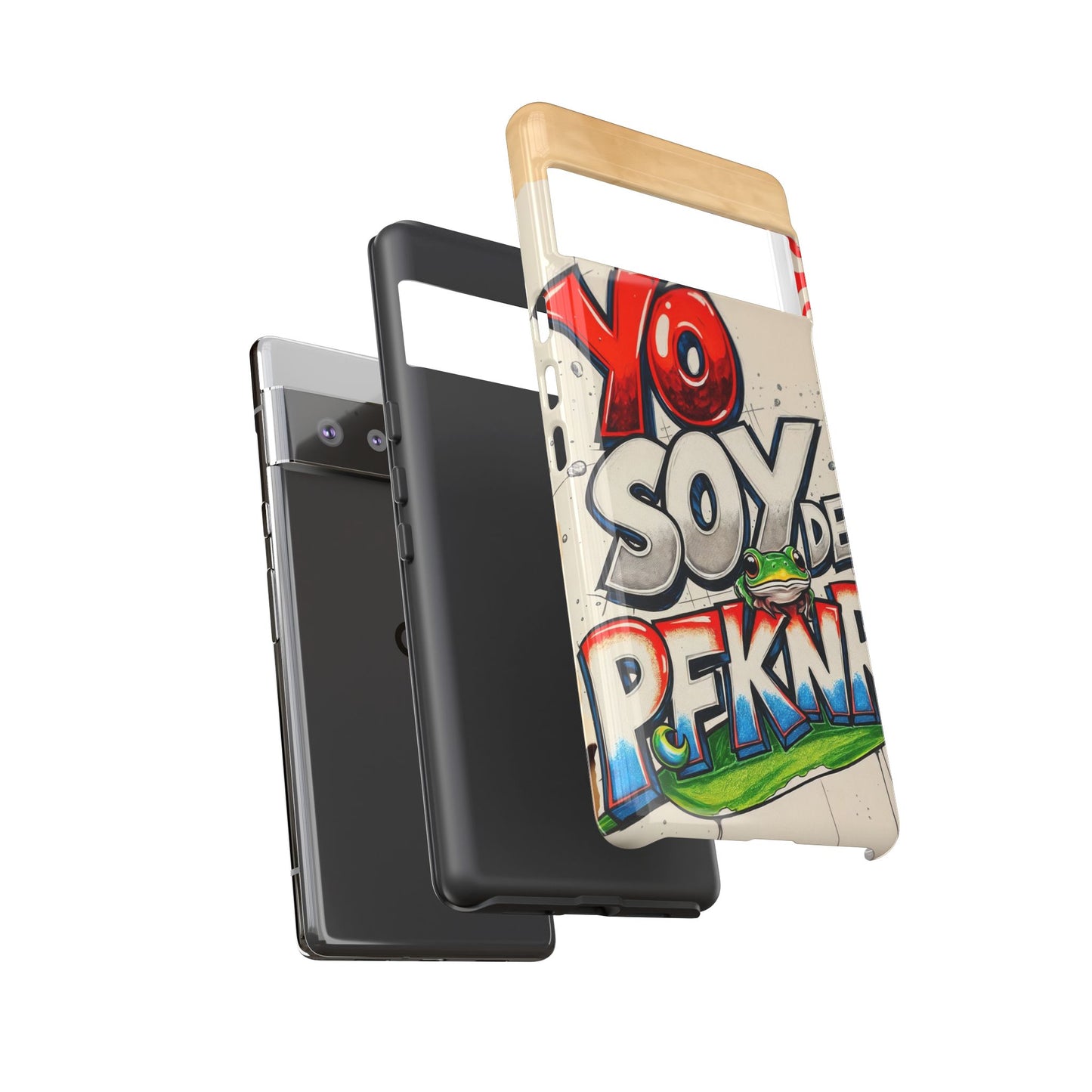 YO SOY DE PFKNR, Cases Phone Case for Unapologetic Style, Gift for Trendsetters, Urban Art Design, Fun Decor for Any Occasion, PUERTO RICO, COQUI
