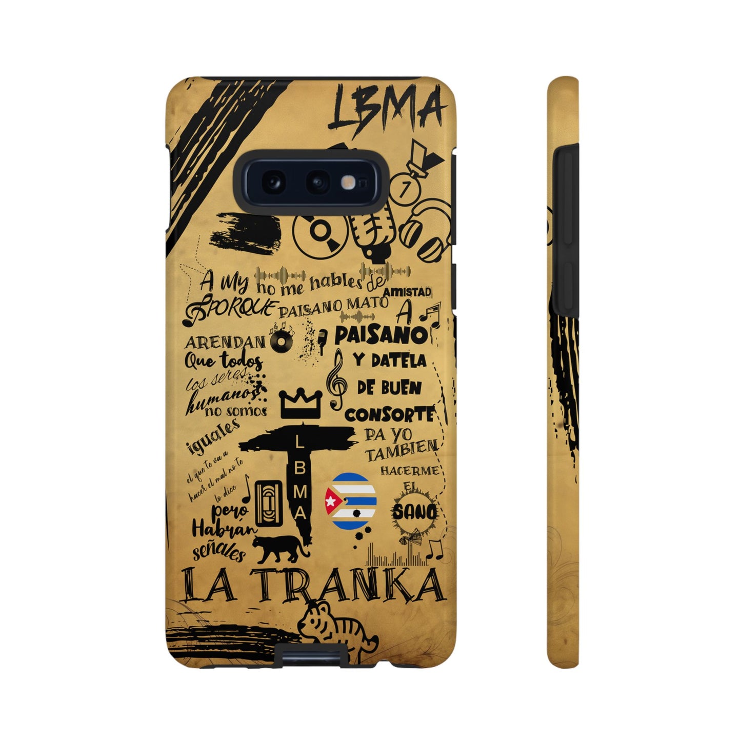 FUNDA PARA TELEFONO, LBMA, TAIGUER, LA TRANKA, ASERE, QUE BOLA,