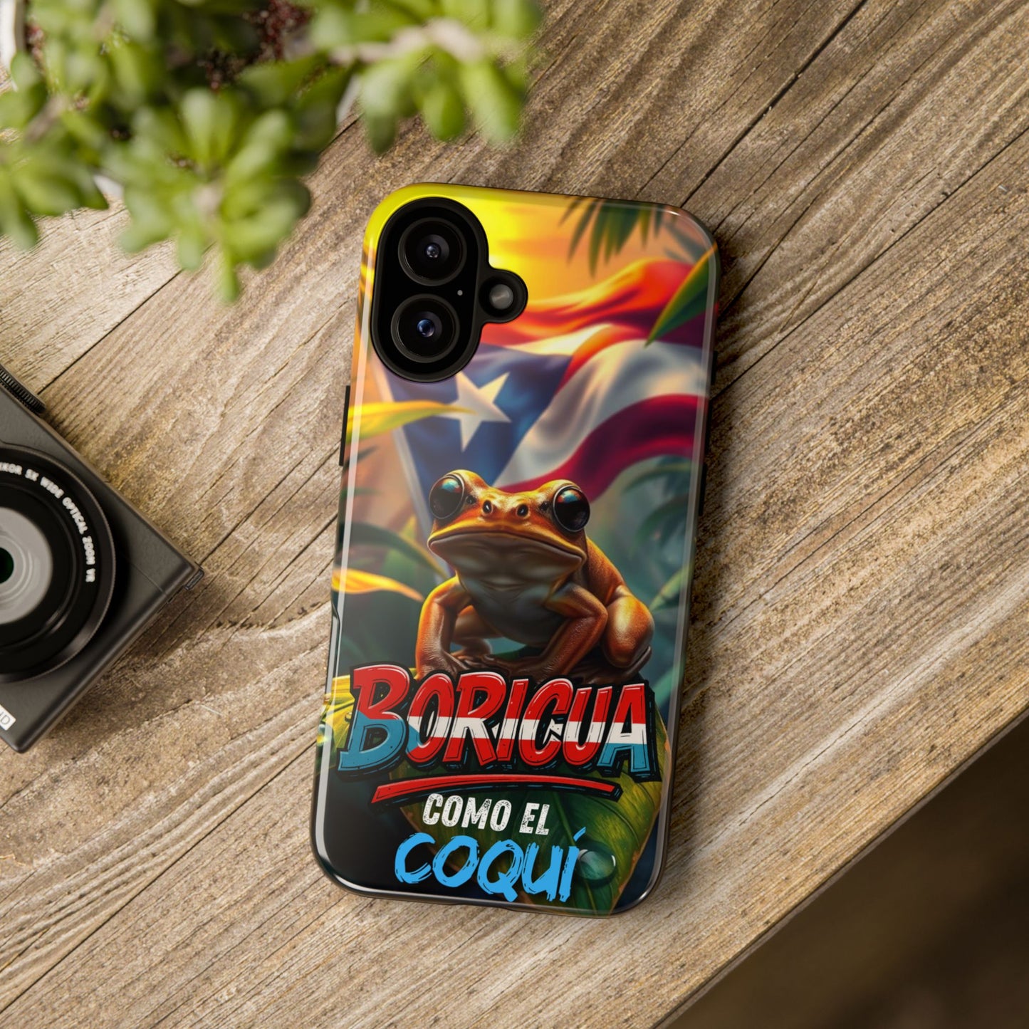 Boricua Coqui Phone Case | Tough Cases | Puerto Rican Pride, Unique Gift, Tropical Vibes, Phone Accessory, Celebration of Culture