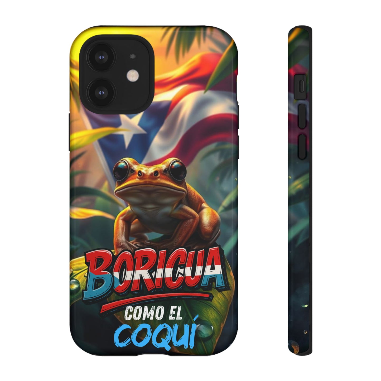 Boricua Coqui Phone Case | Tough Cases | Puerto Rican Pride, Unique Gift, Tropical Vibes, Phone Accessory, Celebration of Culture