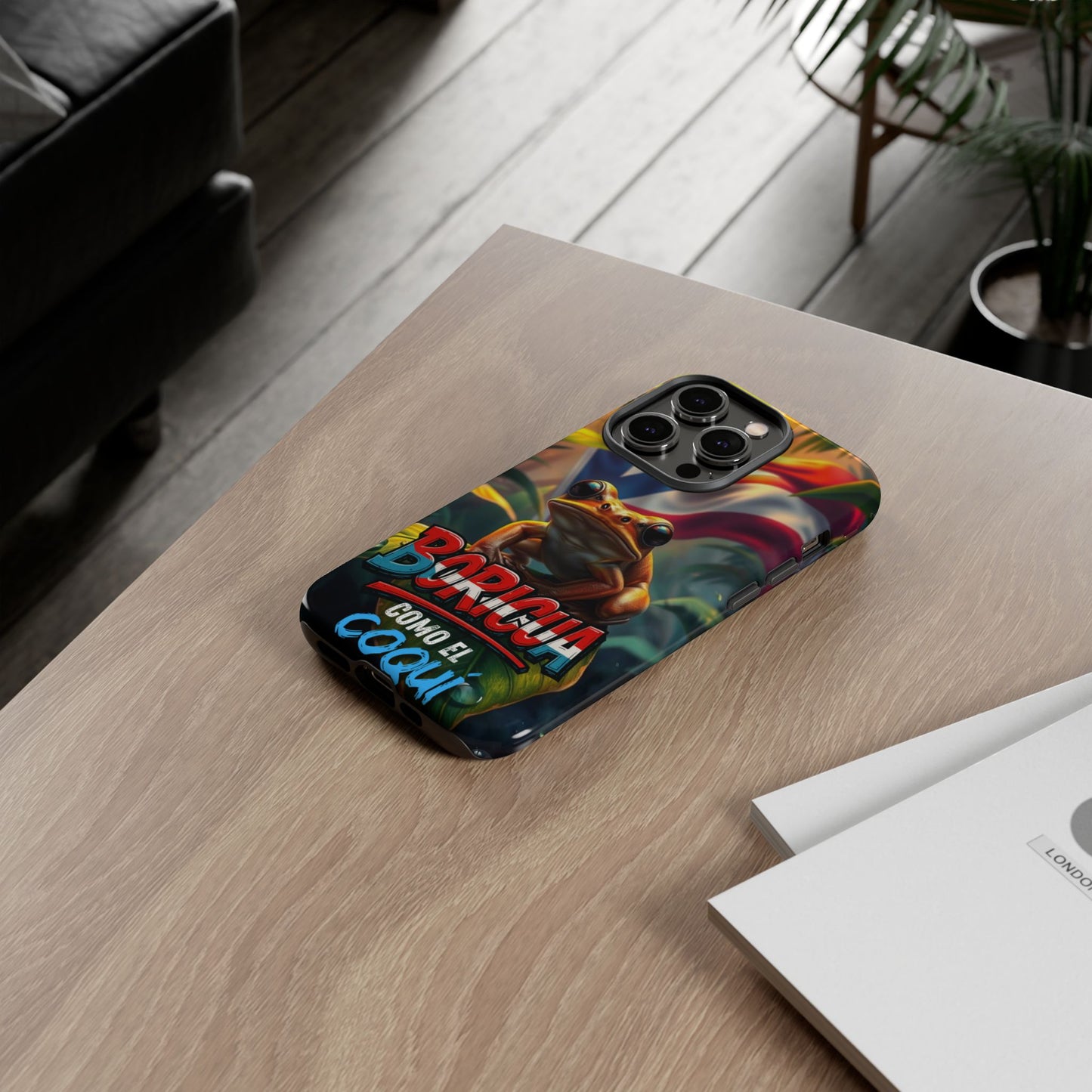 Boricua Coqui Phone Case | Tough Cases | Puerto Rican Pride, Unique Gift, Tropical Vibes, Phone Accessory, Celebration of Culture