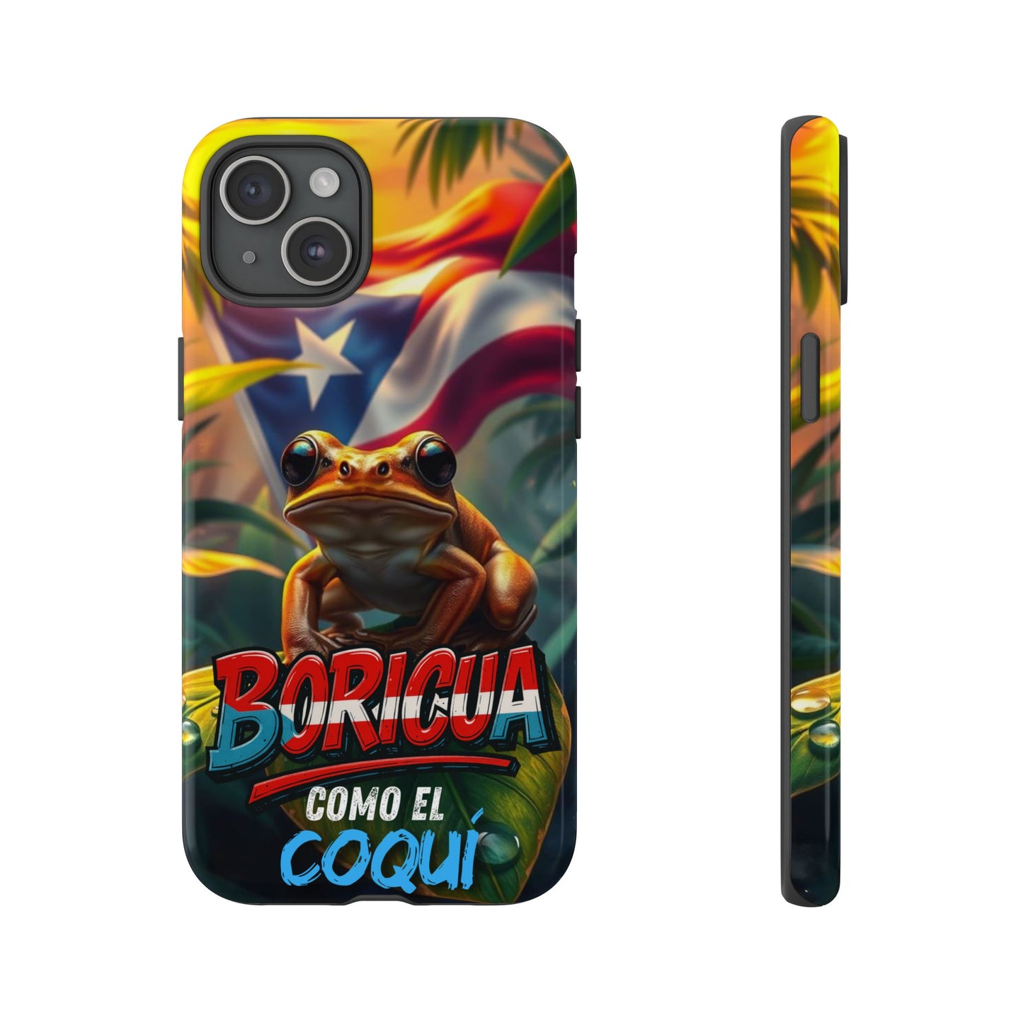 Boricua Coqui Phone Case | Tough Cases | Puerto Rican Pride, Unique Gift, Tropical Vibes, Phone Accessory, Celebration of Culture