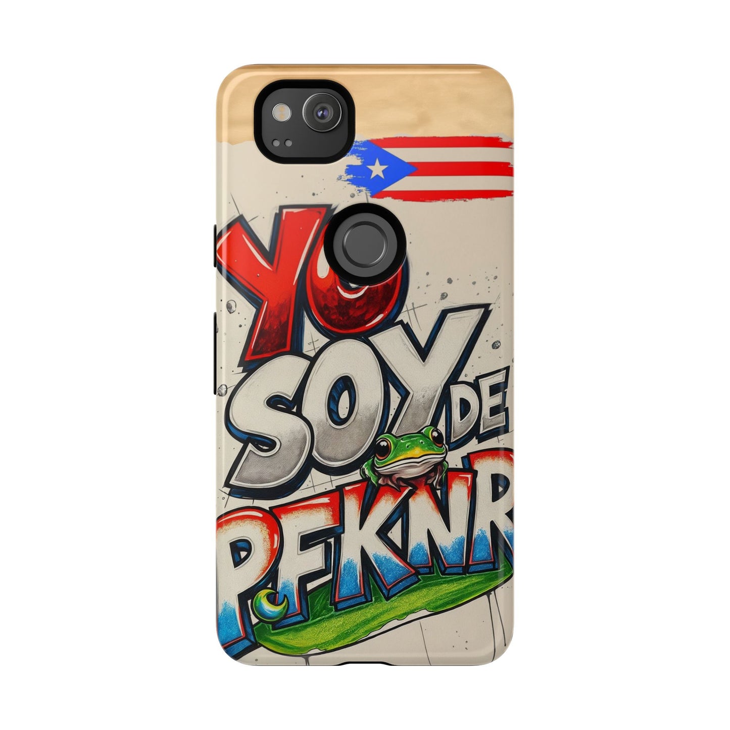 YO SOY DE PFKNR, Cases Phone Case for Unapologetic Style, Gift for Trendsetters, Urban Art Design, Fun Decor for Any Occasion, PUERTO RICO, COQUI