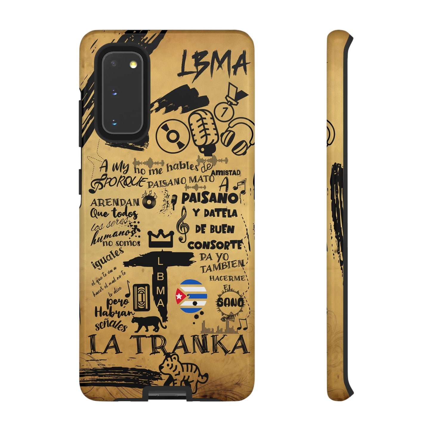 FUNDA PARA TELEFONO, LBMA, TAIGUER, LA TRANKA, ASERE, QUE BOLA,