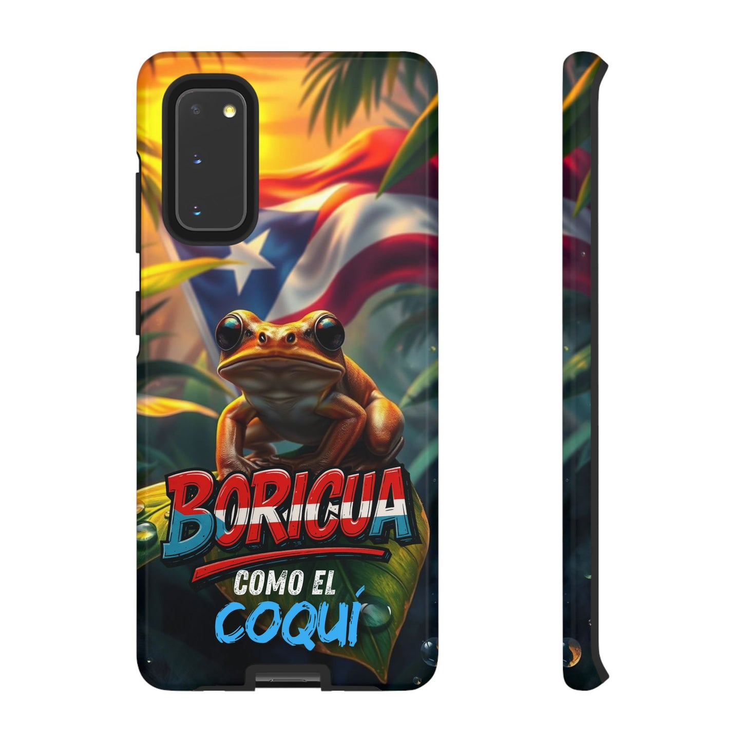 Boricua Coqui Phone Case | Tough Cases | Puerto Rican Pride, Unique Gift, Tropical Vibes, Phone Accessory, Celebration of Culture