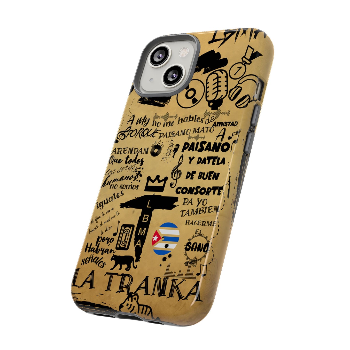 FUNDA PARA TELEFONO, LBMA, TAIGUER, LA TRANKA, ASERE, QUE BOLA,