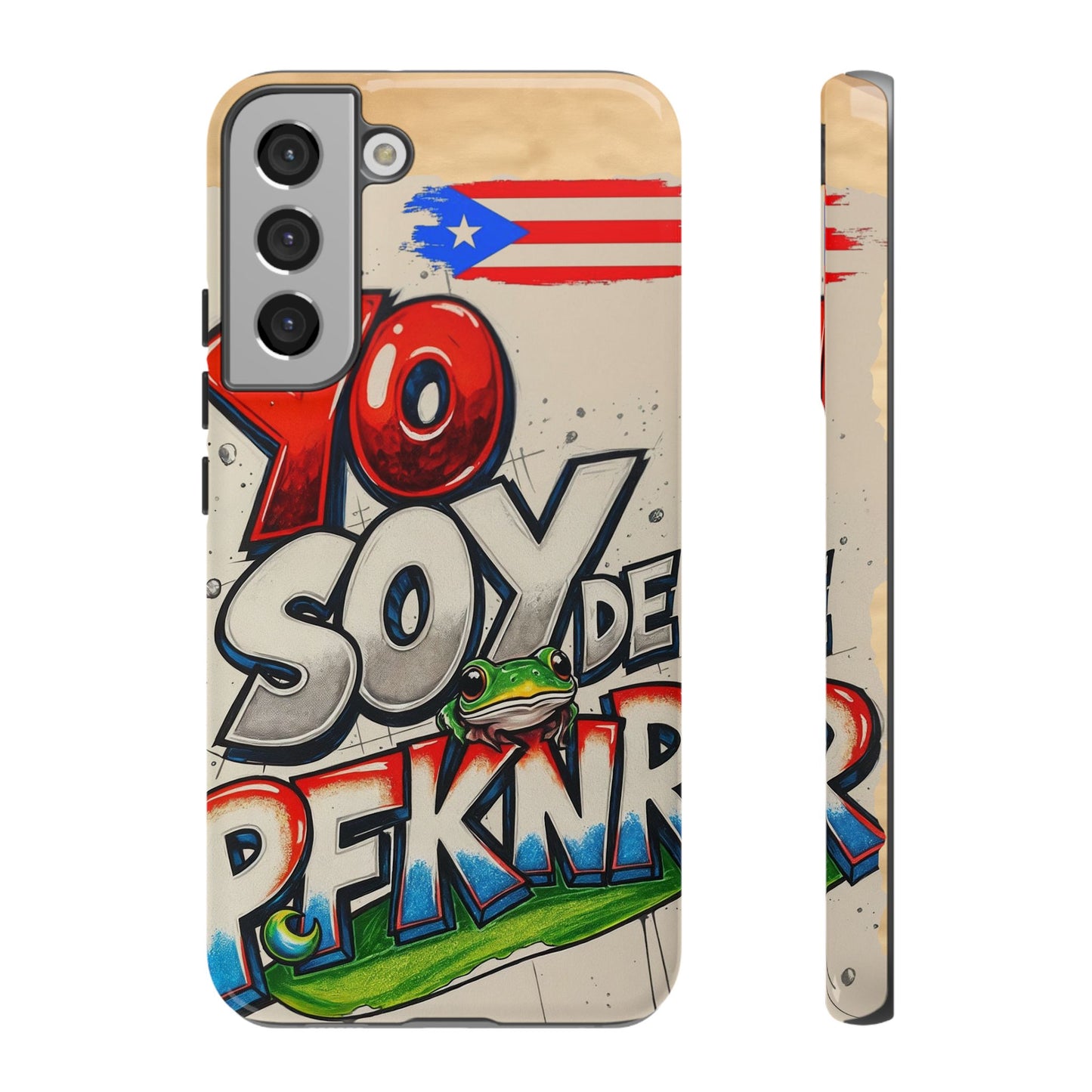 YO SOY DE PFKNR, Cases Phone Case for Unapologetic Style, Gift for Trendsetters, Urban Art Design, Fun Decor for Any Occasion, PUERTO RICO, COQUI