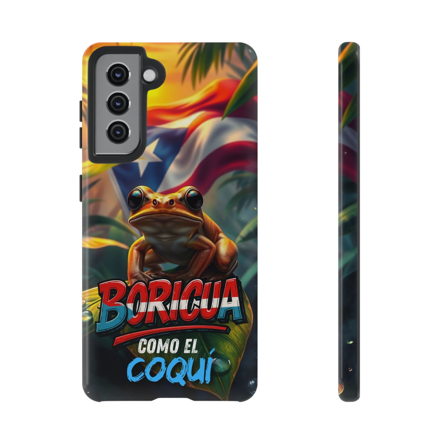 Boricua Coqui Phone Case | Tough Cases | Puerto Rican Pride, Unique Gift, Tropical Vibes, Phone Accessory, Celebration of Culture