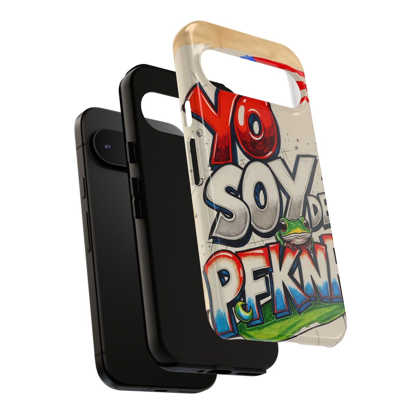 YO SOY DE PFKNR, Cases Phone Case for Unapologetic Style, Gift for Trendsetters, Urban Art Design, Fun Decor for Any Occasion, PUERTO RICO, COQUI