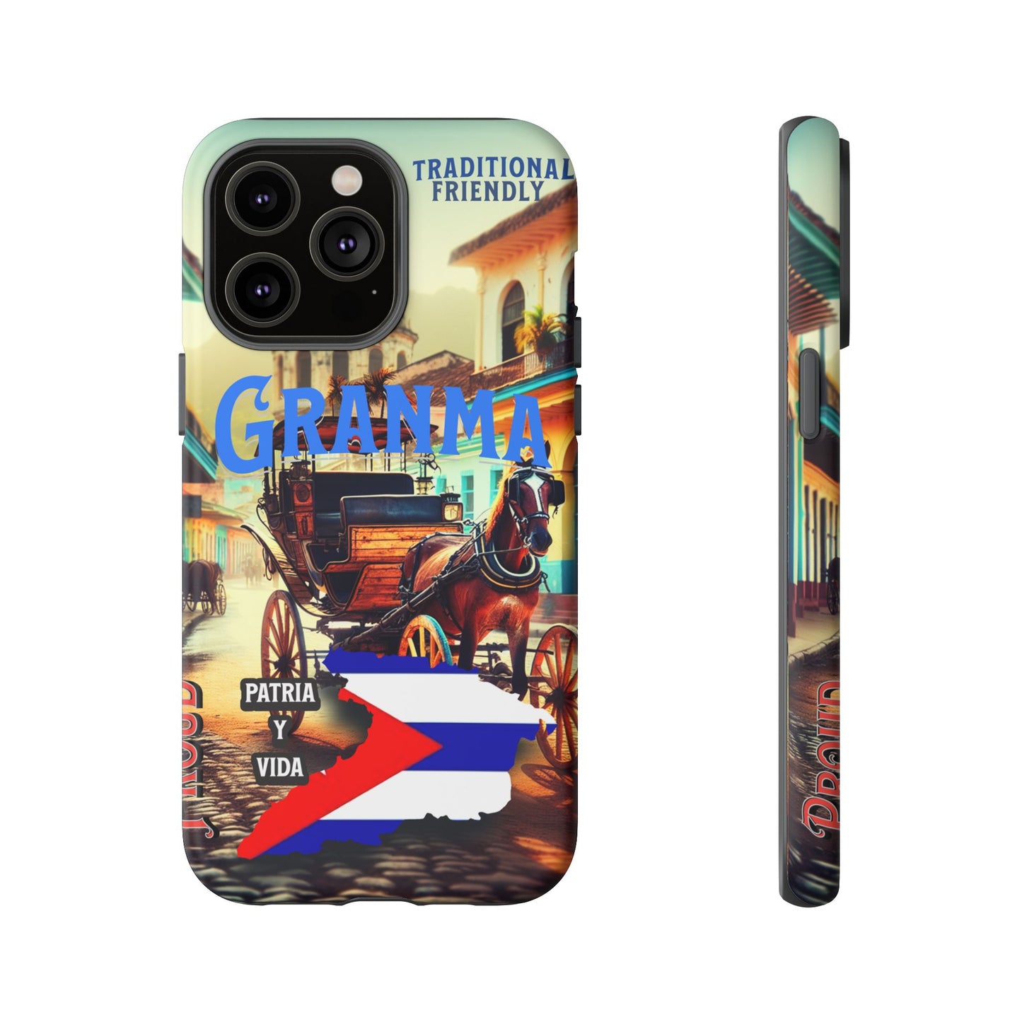 FUNDA DE TELEFONO, GRANMA, CUBA, PATRIA Y VIDA, IPHONE, SAMSUNG