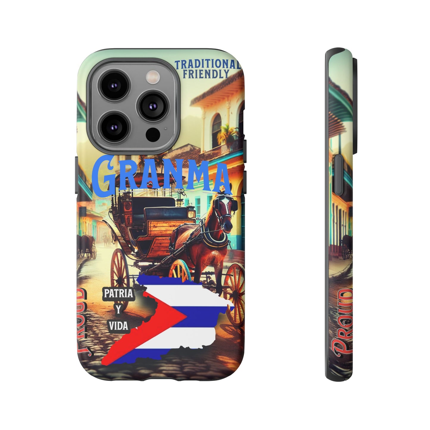 FUNDA DE TELEFONO, GRANMA, CUBA, PATRIA Y VIDA, IPHONE, SAMSUNG