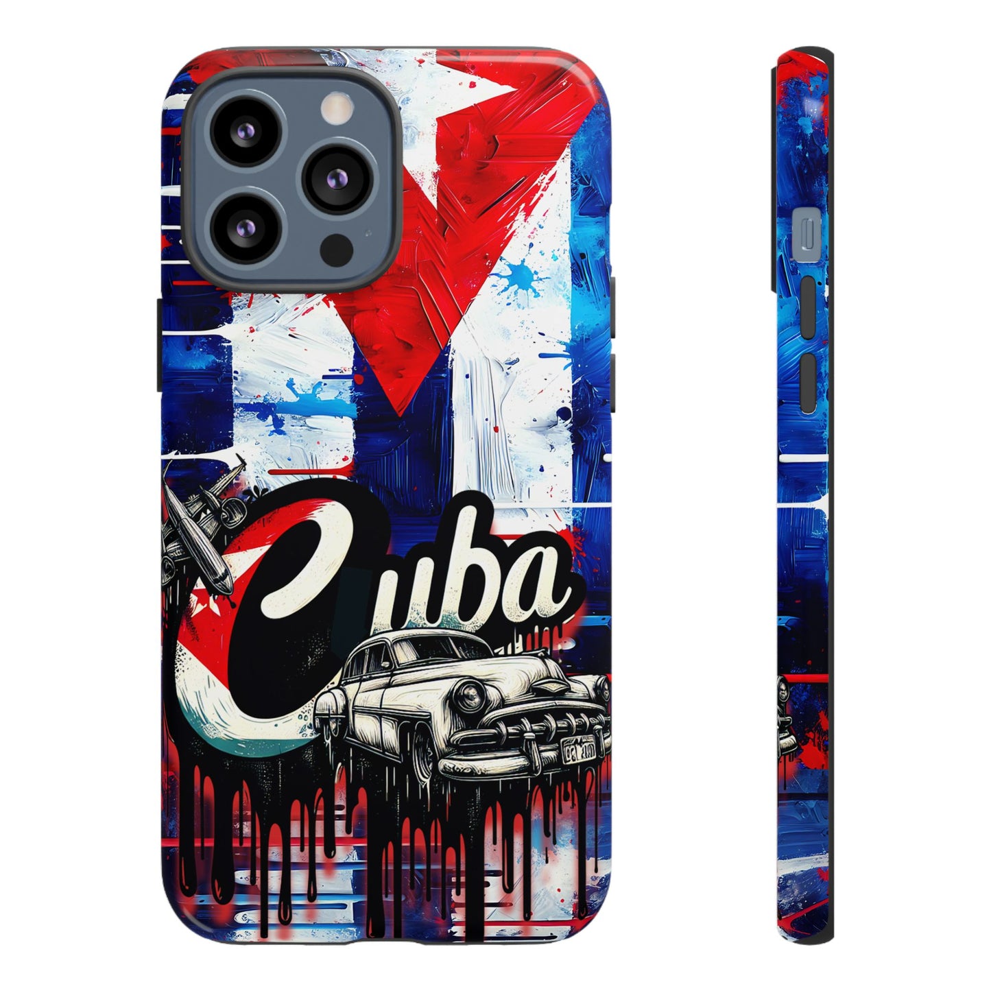 FUNDAS PARA TELEFONOS SAMSUNG, IPHONE, CON BANDERA DE CUBA, COLORES BRILLANTES, COLOTRES VIVOS TELEFONOS PARA CUBA