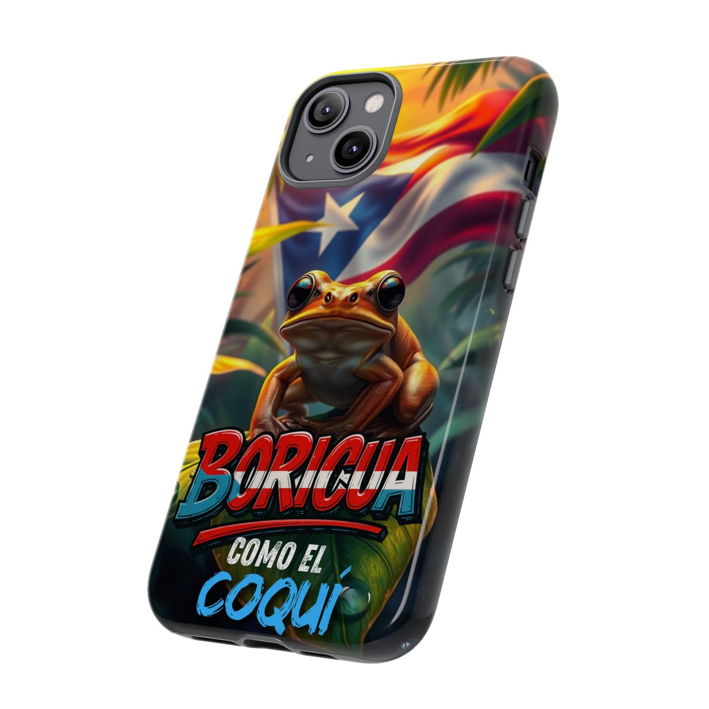 Boricua Coqui Phone Case | Tough Cases | Puerto Rican Pride, Unique Gift, Tropical Vibes, Phone Accessory, Celebration of Culture