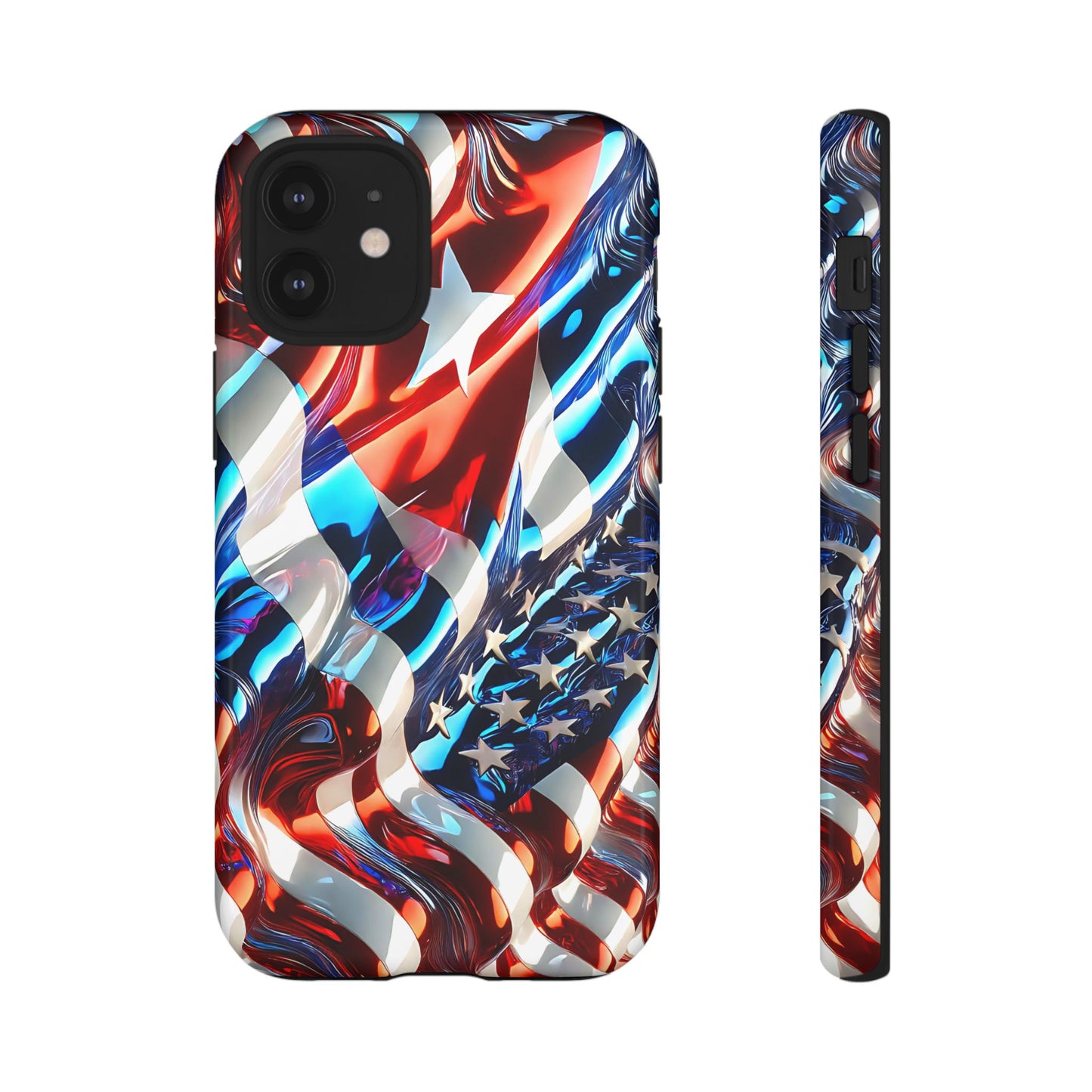 FUNDA PARA TELEFONO BANDERA DE CUBA Y ESTADOS UNIDOS, BRILLO CALIDADI, ASERE