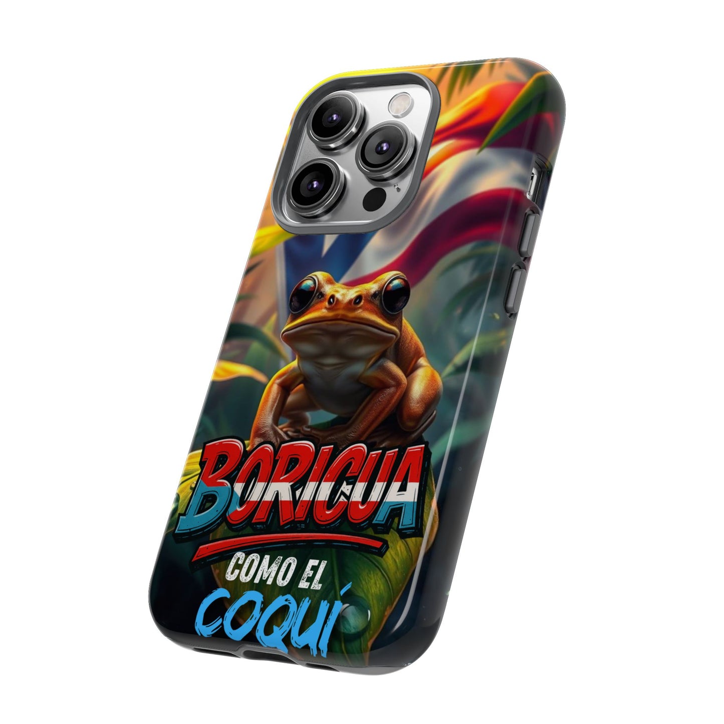Boricua Coqui Phone Case | Tough Cases | Puerto Rican Pride, Unique Gift, Tropical Vibes, Phone Accessory, Celebration of Culture