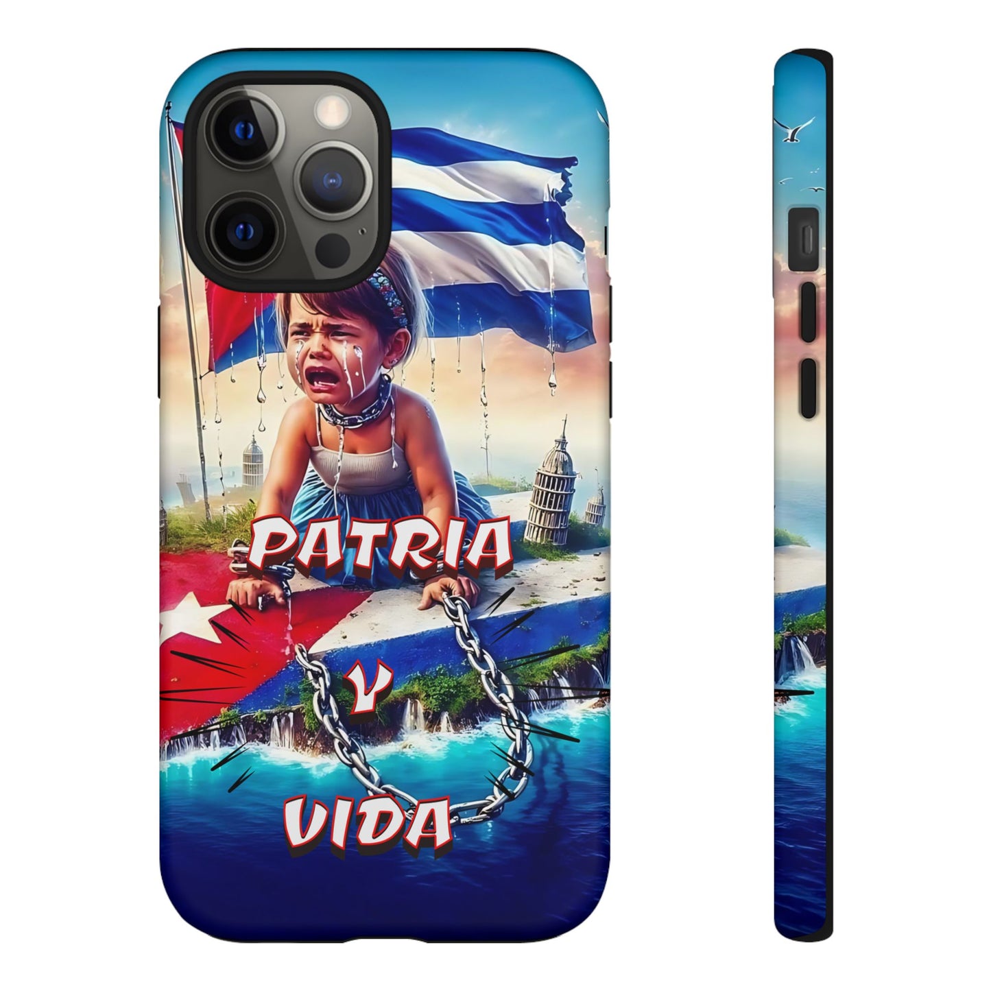 FUNDA DE TELEFONO, CUBA, PATRIA Y VIDA, IPHONE, SAMSUNG