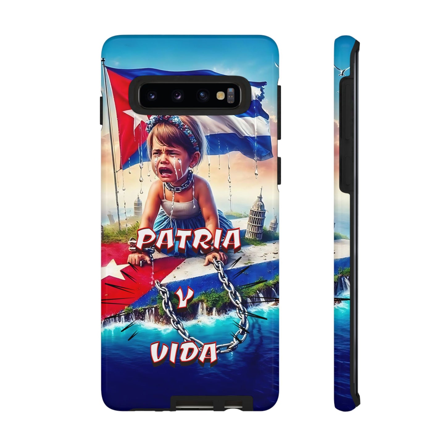 FUNDA DE TELEFONO, CUBA, PATRIA Y VIDA, IPHONE, SAMSUNG