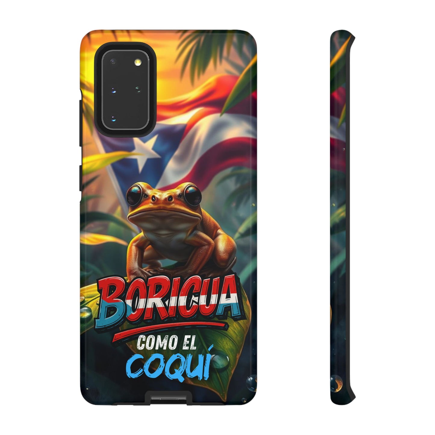 Boricua Coqui Phone Case | Tough Cases | Puerto Rican Pride, Unique Gift, Tropical Vibes, Phone Accessory, Celebration of Culture