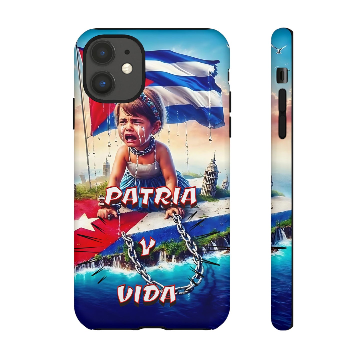 FUNDA DE TELEFONO, CUBA, PATRIA Y VIDA, IPHONE, SAMSUNG