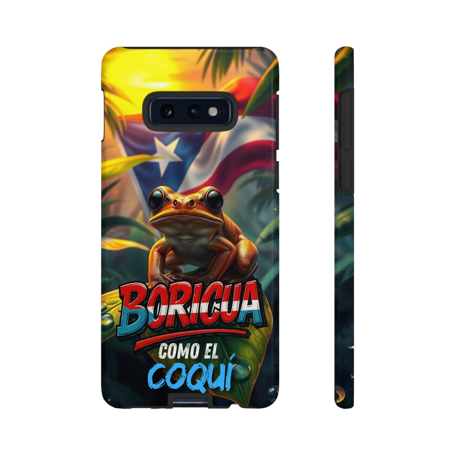 Boricua Coqui Phone Case | Tough Cases | Puerto Rican Pride, Unique Gift, Tropical Vibes, Phone Accessory, Celebration of Culture