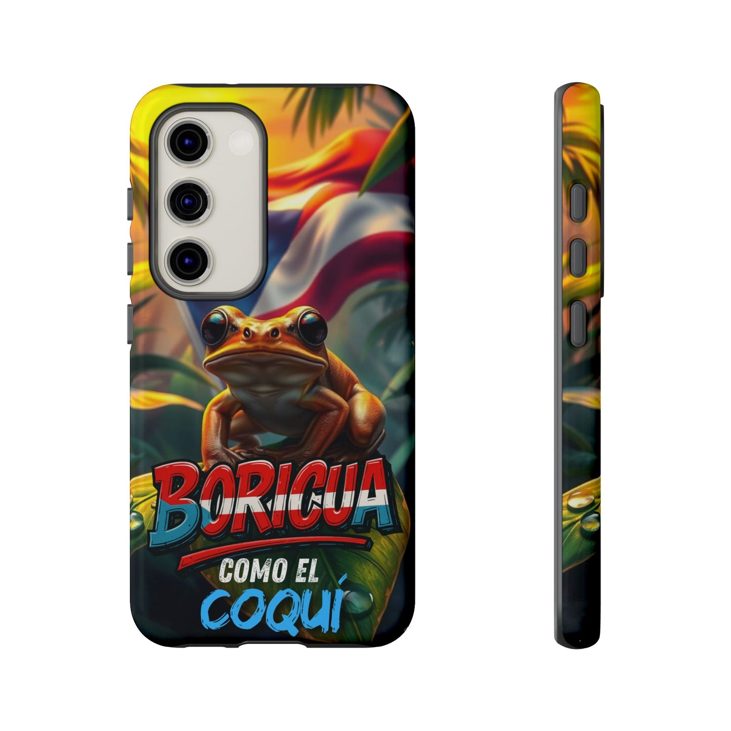 Boricua Coqui Phone Case | Tough Cases | Puerto Rican Pride, Unique Gift, Tropical Vibes, Phone Accessory, Celebration of Culture
