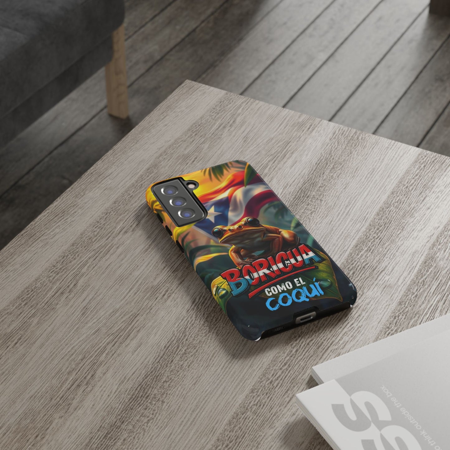 Boricua Coqui Phone Case | Tough Cases | Puerto Rican Pride, Unique Gift, Tropical Vibes, Phone Accessory, Celebration of Culture