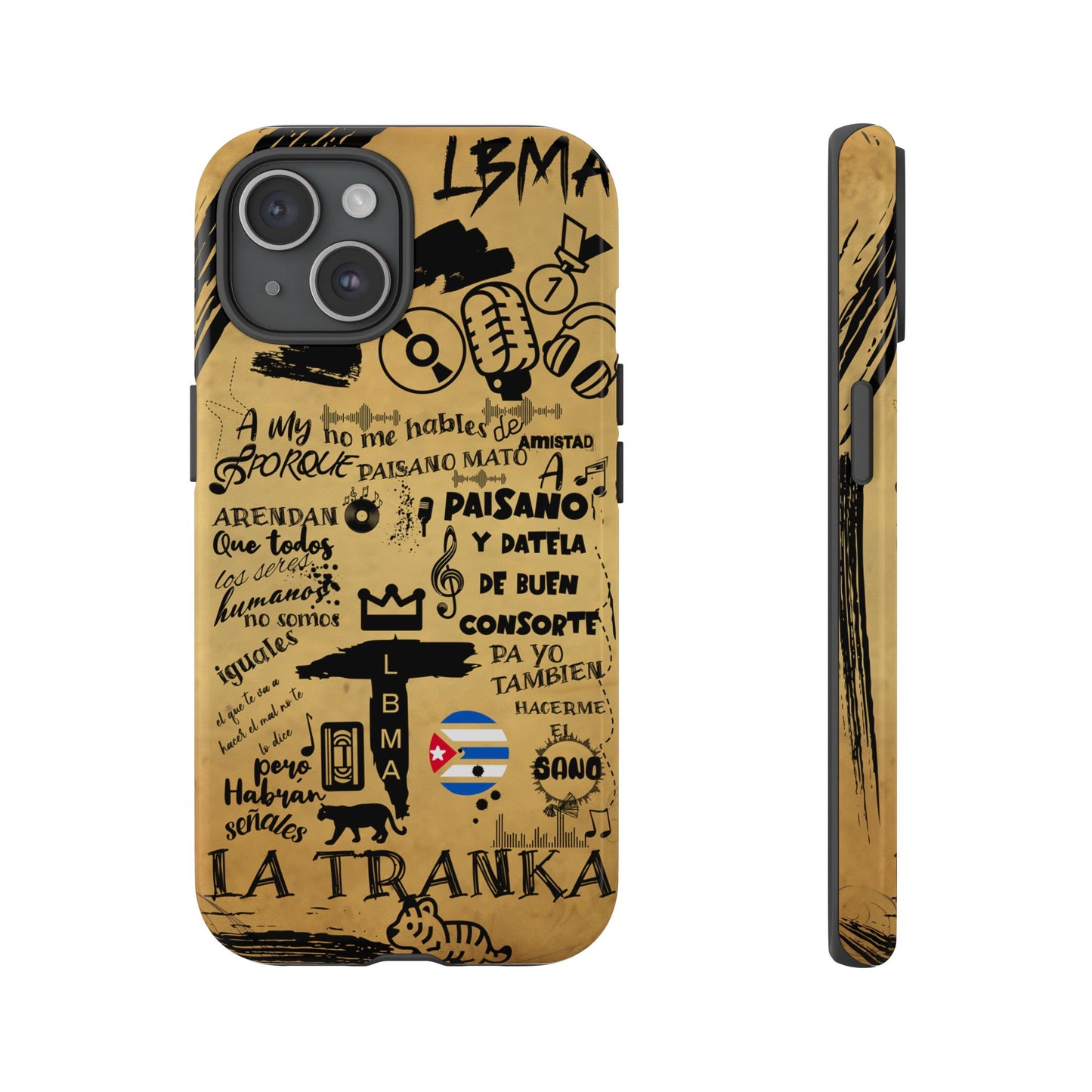 FUNDA PARA TELEFONO, LBMA, TAIGUER, LA TRANKA, ASERE, QUE BOLA,