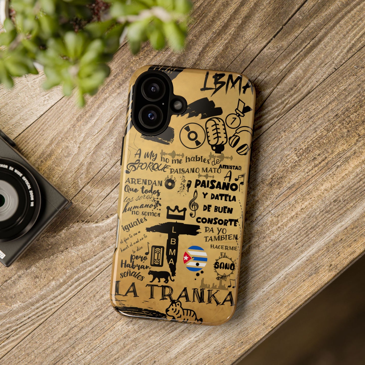 FUNDA PARA TELEFONO, LBMA, TAIGUER, LA TRANKA, ASERE, QUE BOLA,