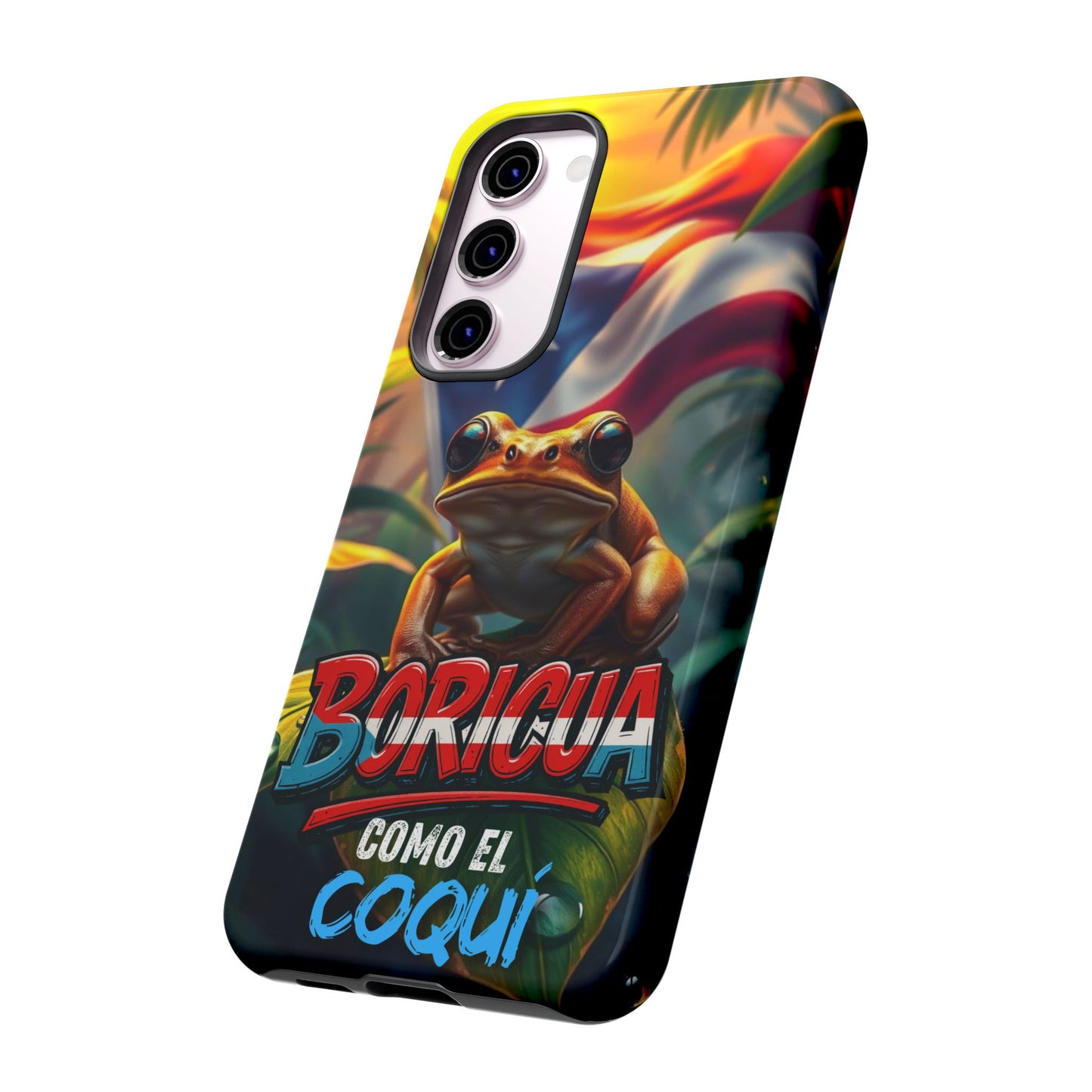 Boricua Coqui Phone Case | Tough Cases | Puerto Rican Pride, Unique Gift, Tropical Vibes, Phone Accessory, Celebration of Culture