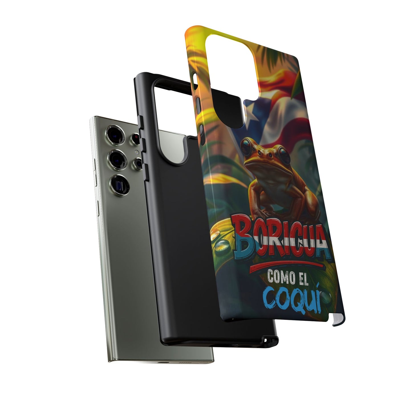 Boricua Coqui Phone Case | Tough Cases | Puerto Rican Pride, Unique Gift, Tropical Vibes, Phone Accessory, Celebration of Culture