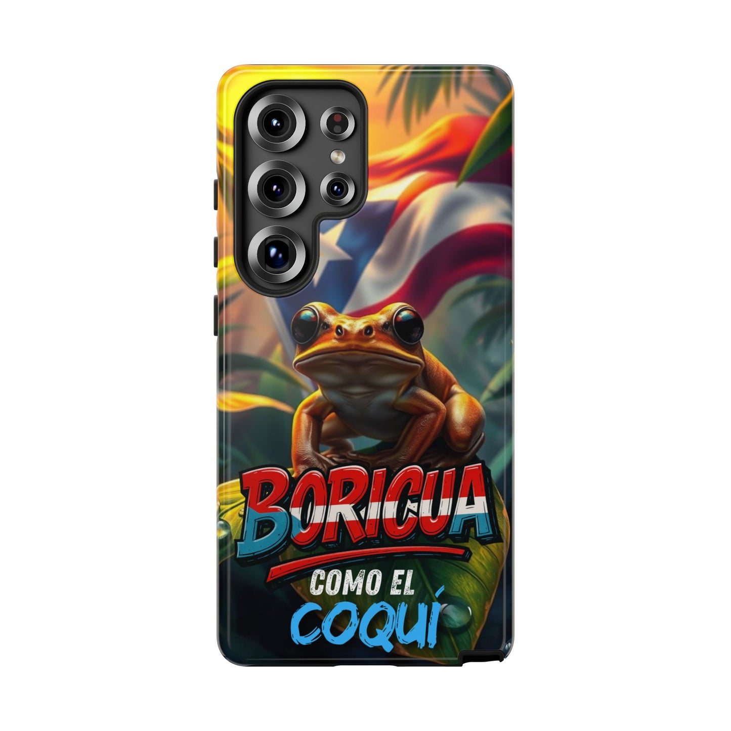 Boricua Coqui Phone Case | Tough Cases | Puerto Rican Pride, Unique Gift, Tropical Vibes, Phone Accessory, Celebration of Culture