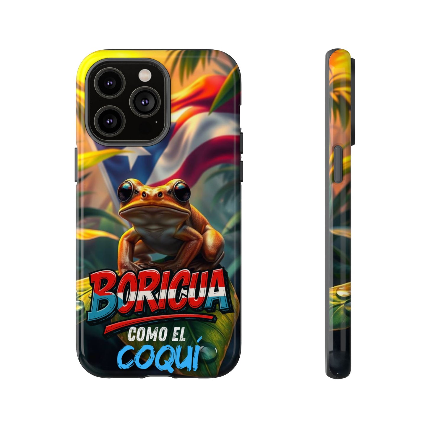 Boricua Coqui Phone Case | Tough Cases | Puerto Rican Pride, Unique Gift, Tropical Vibes, Phone Accessory, Celebration of Culture