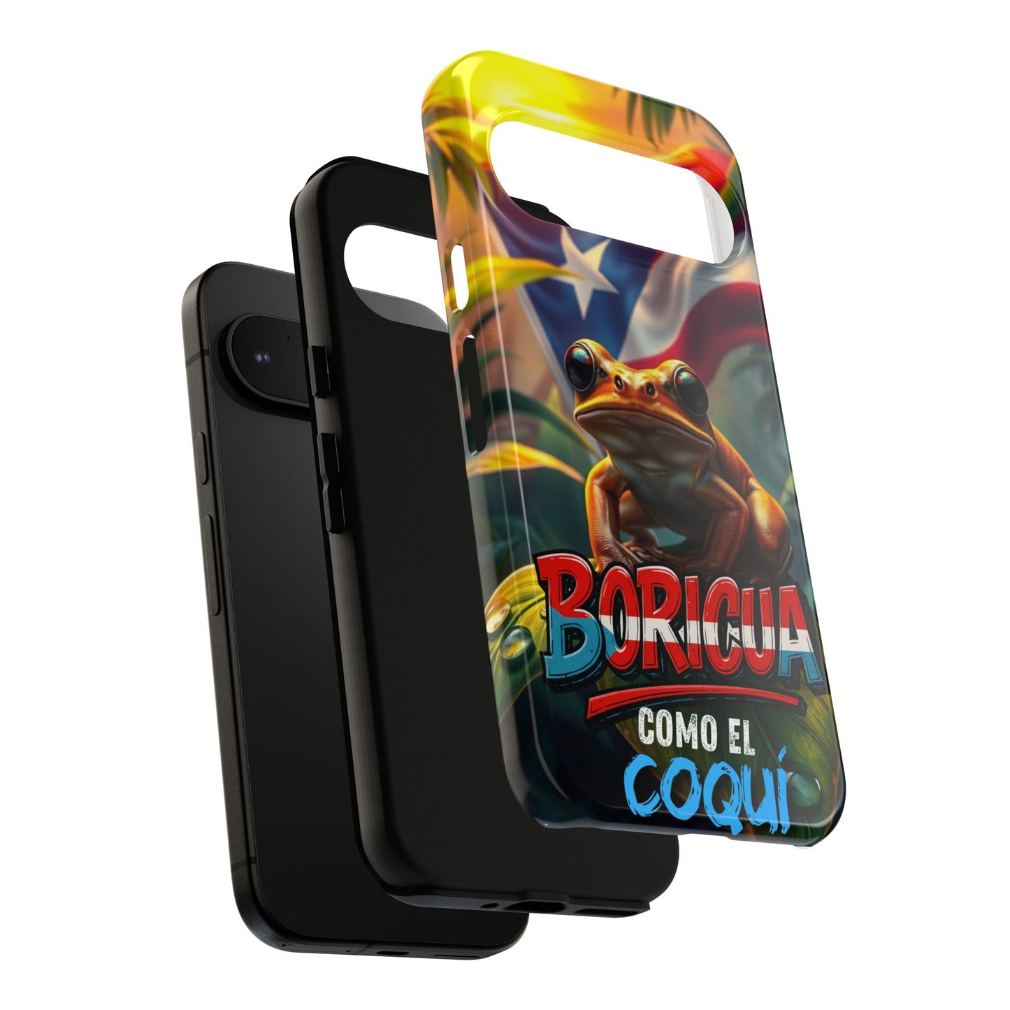 Boricua Coqui Phone Case | Tough Cases | Puerto Rican Pride, Unique Gift, Tropical Vibes, Phone Accessory, Celebration of Culture