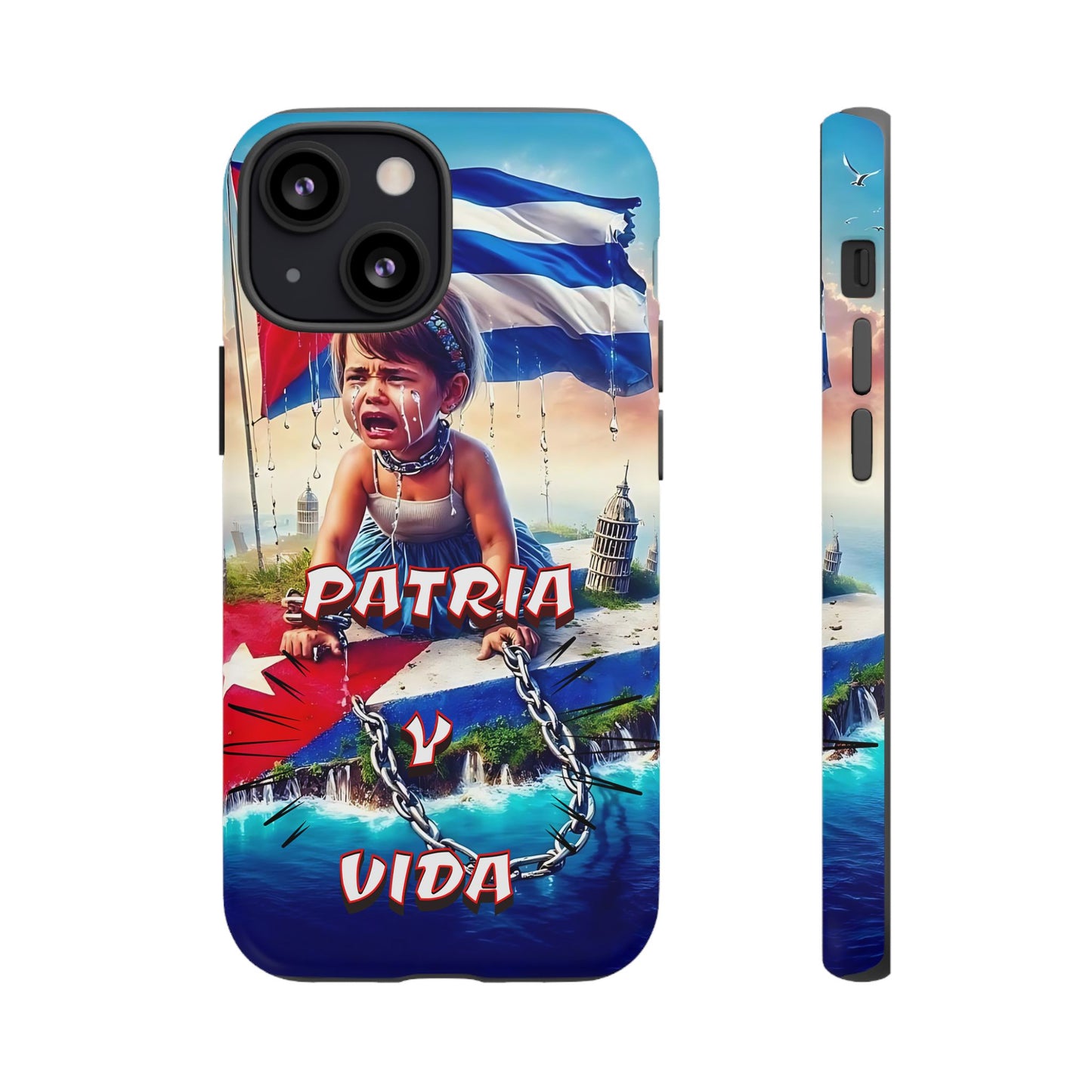 FUNDA DE TELEFONO, CUBA, PATRIA Y VIDA, IPHONE, SAMSUNG