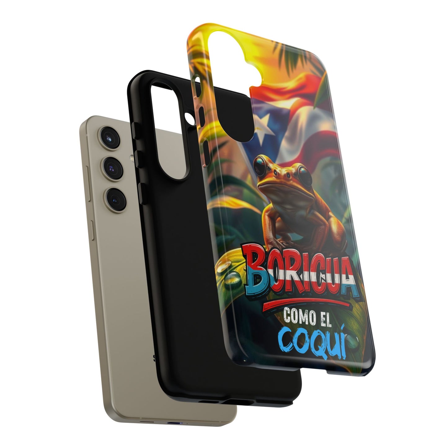 Boricua Coqui Phone Case | Tough Cases | Puerto Rican Pride, Unique Gift, Tropical Vibes, Phone Accessory, Celebration of Culture