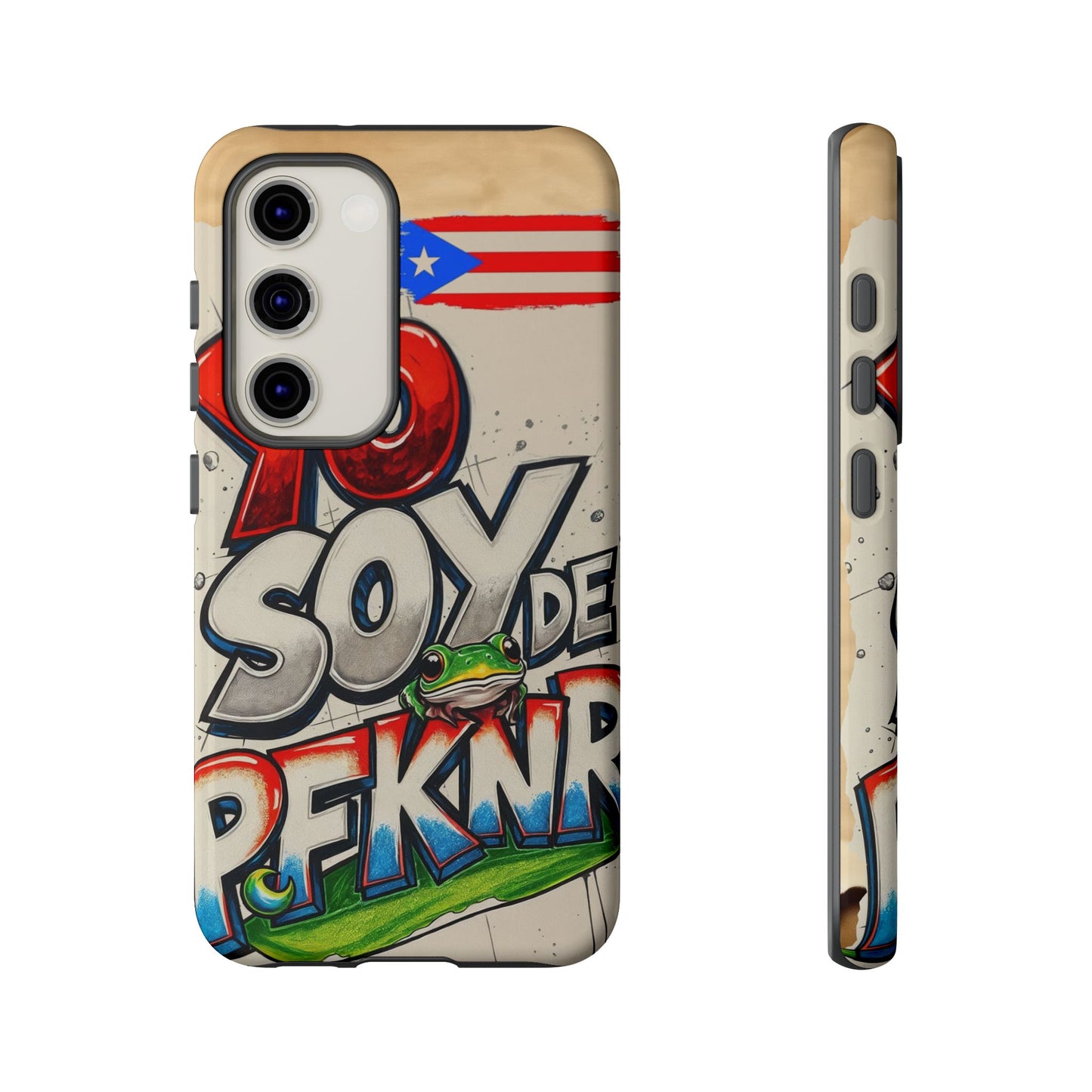 YO SOY DE PFKNR, Cases Phone Case for Unapologetic Style, Gift for Trendsetters, Urban Art Design, Fun Decor for Any Occasion, PUERTO RICO, COQUI