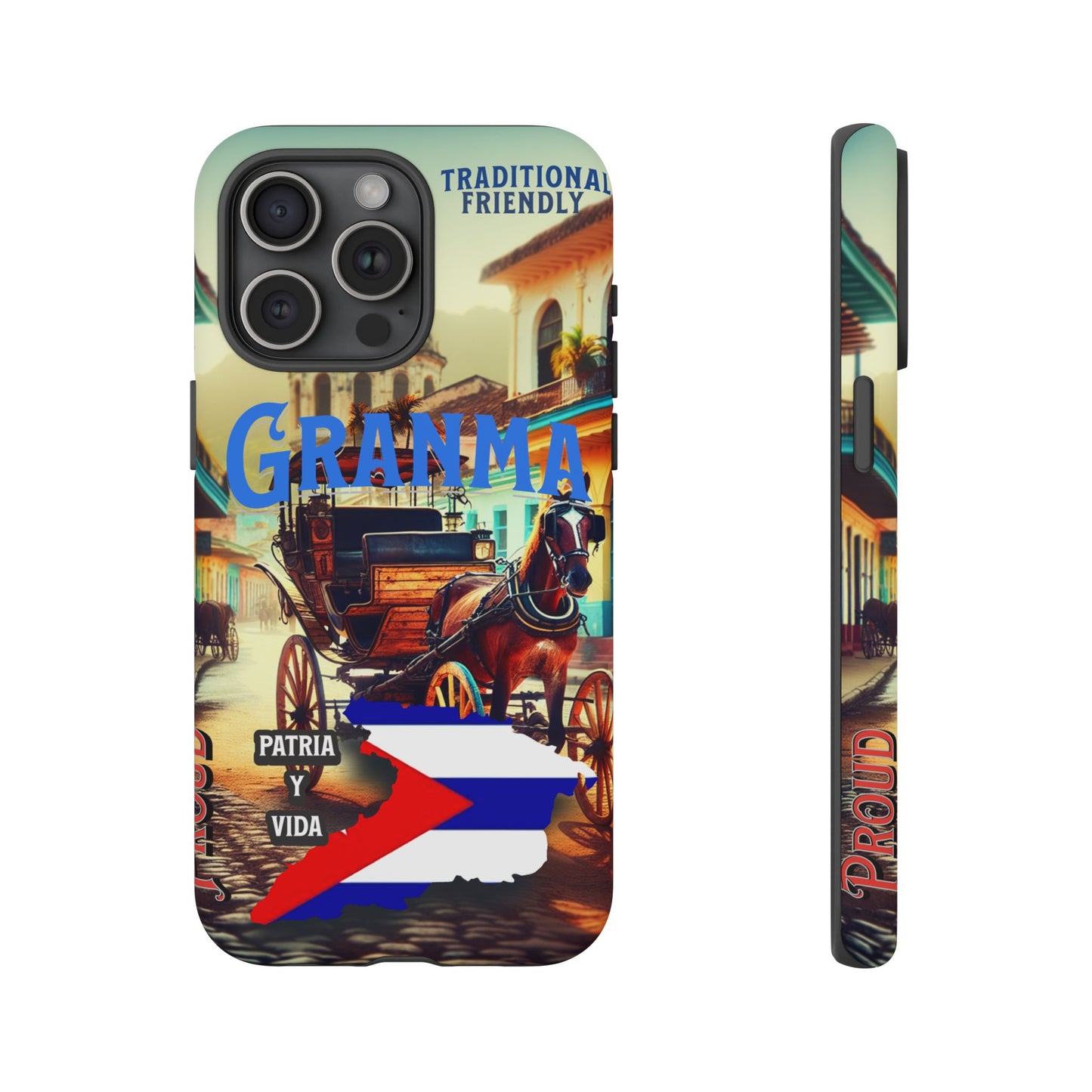 FUNDA DE TELEFONO, GRANMA, CUBA, PATRIA Y VIDA, IPHONE, SAMSUNG