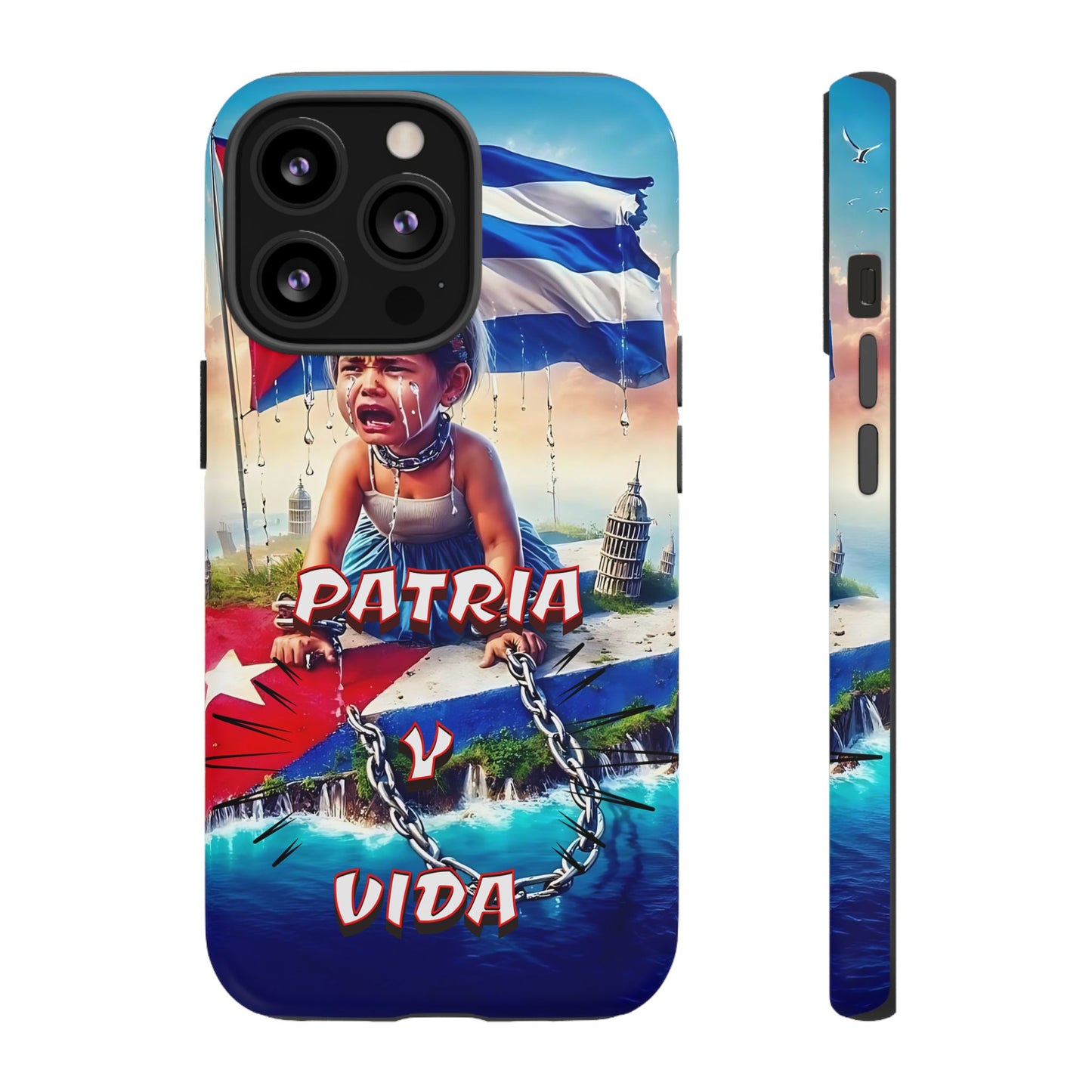 FUNDA DE TELEFONO, CUBA, PATRIA Y VIDA, IPHONE, SAMSUNG