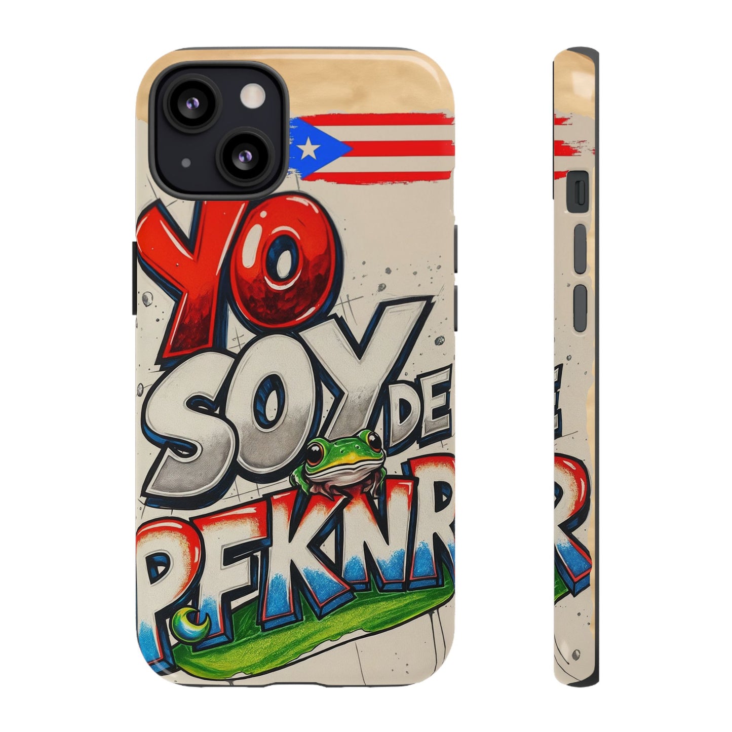 YO SOY DE PFKNR, Cases Phone Case for Unapologetic Style, Gift for Trendsetters, Urban Art Design, Fun Decor for Any Occasion, PUERTO RICO, COQUI