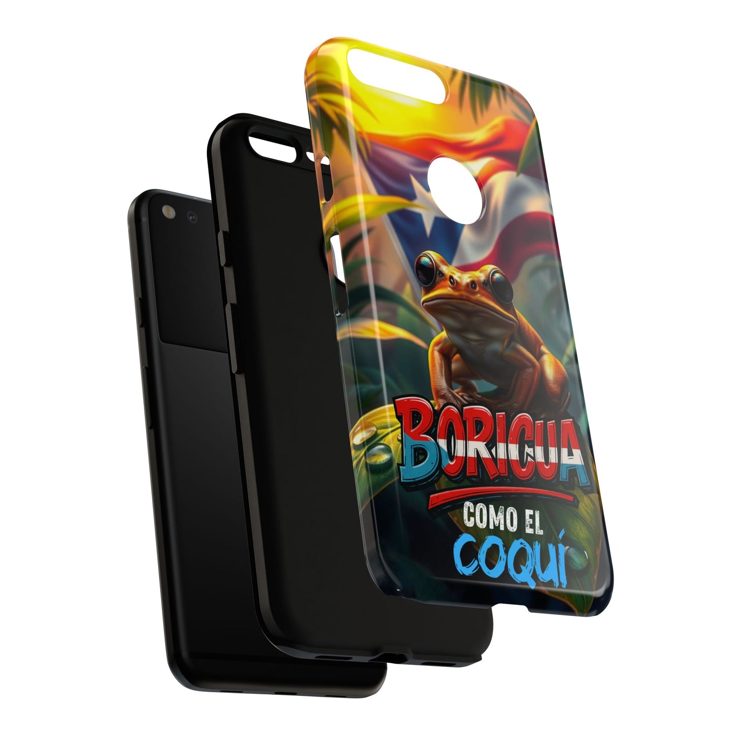 Boricua Coqui Phone Case | Tough Cases | Puerto Rican Pride, Unique Gift, Tropical Vibes, Phone Accessory, Celebration of Culture