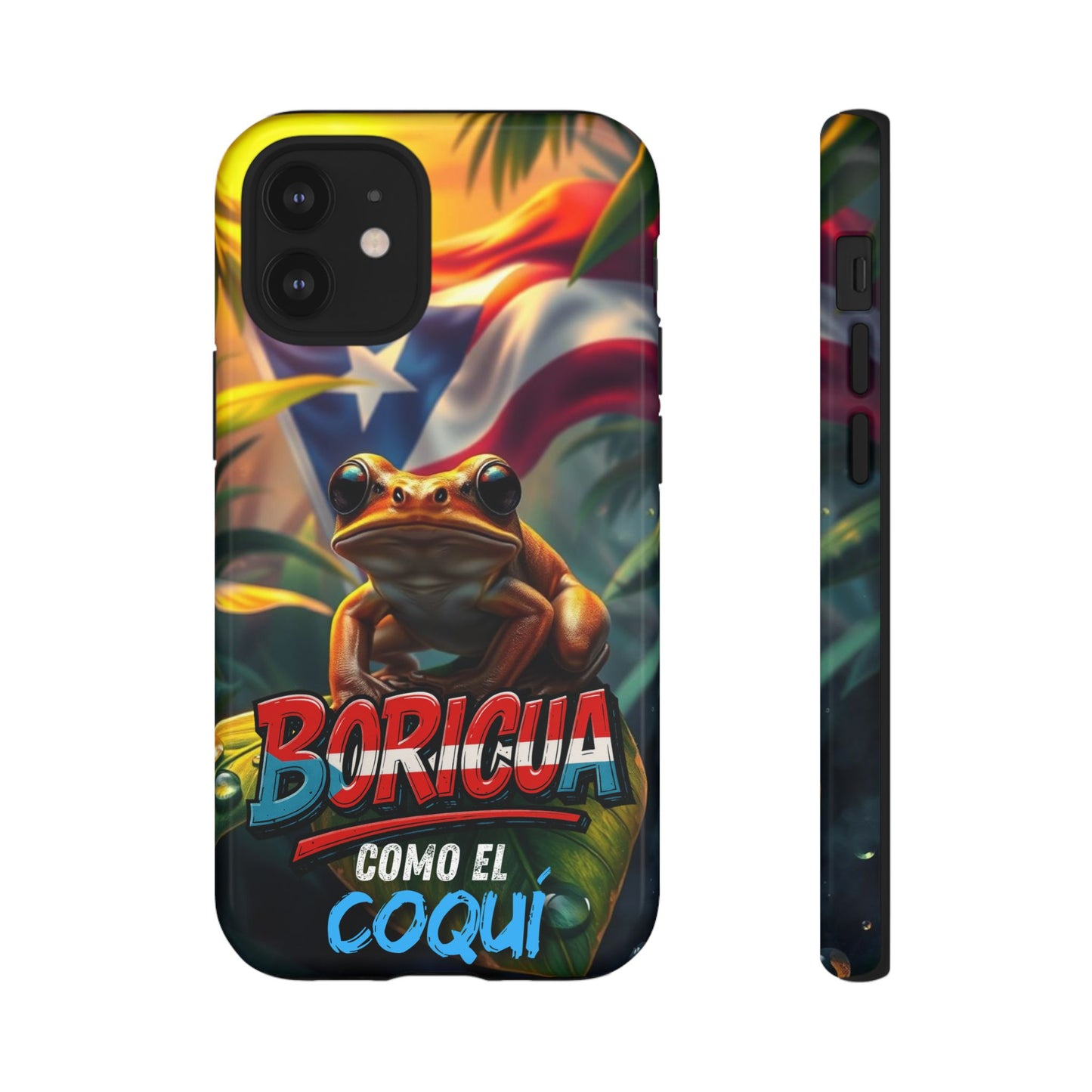 Boricua Coqui Phone Case | Tough Cases | Puerto Rican Pride, Unique Gift, Tropical Vibes, Phone Accessory, Celebration of Culture