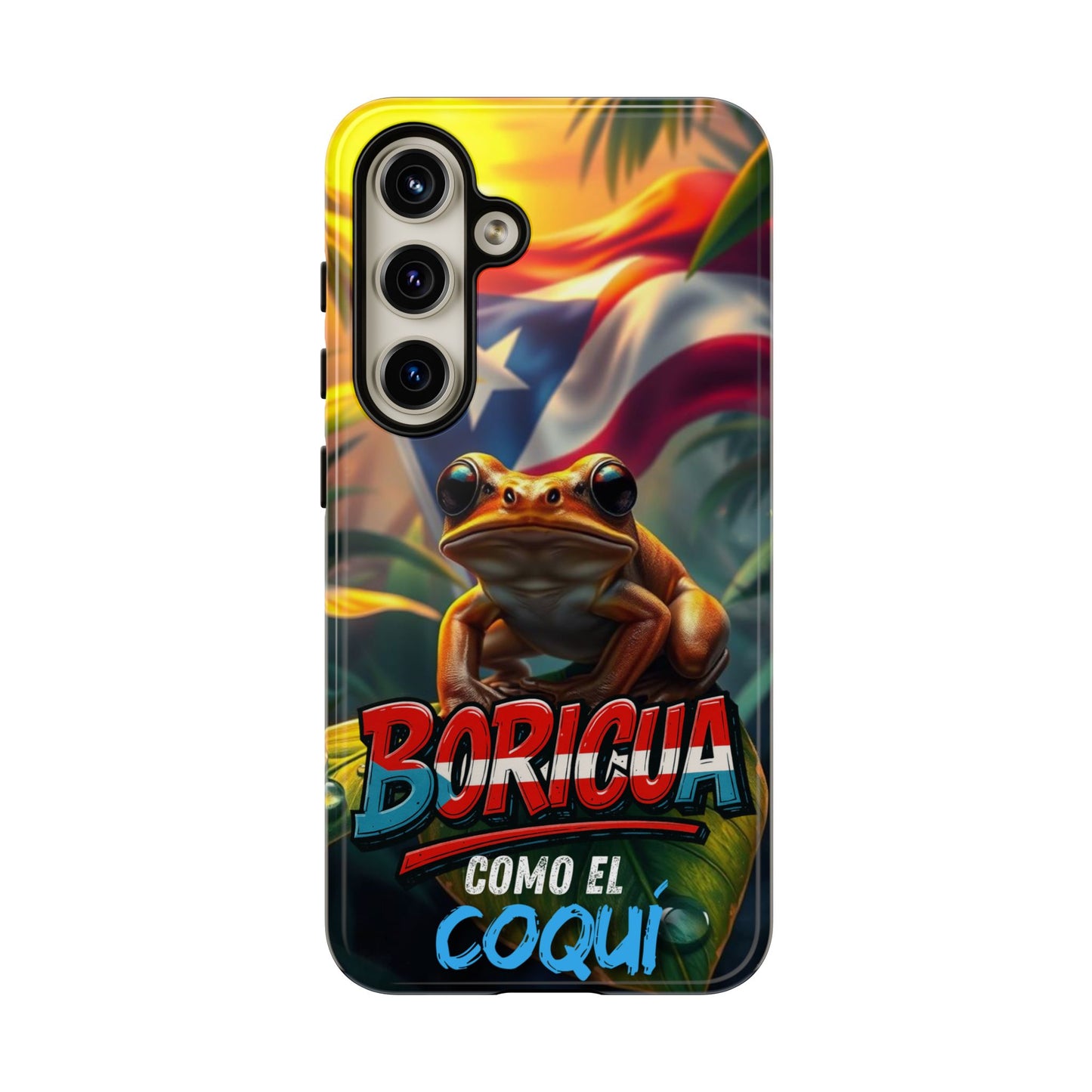 Boricua Coqui Phone Case | Tough Cases | Puerto Rican Pride, Unique Gift, Tropical Vibes, Phone Accessory, Celebration of Culture