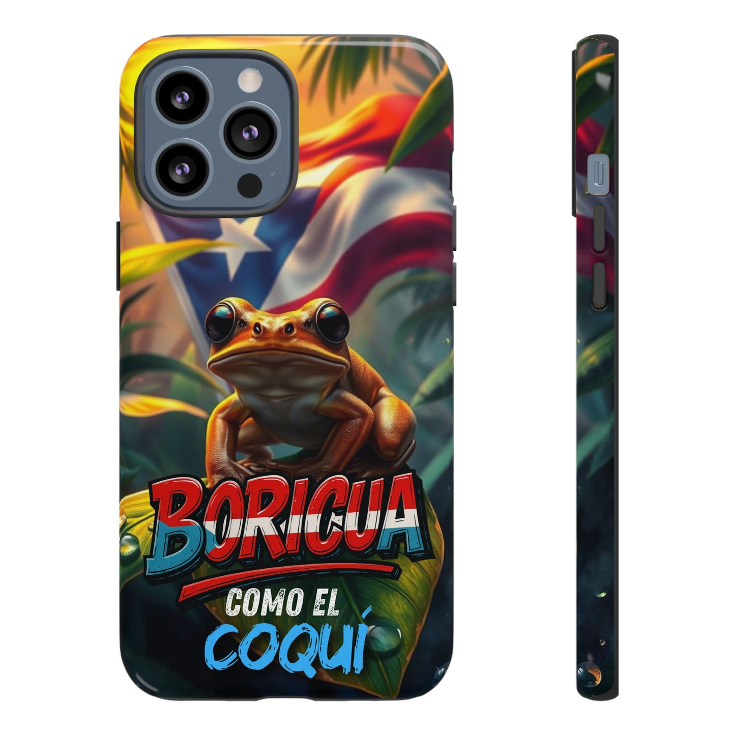 Boricua Coqui Phone Case | Tough Cases | Puerto Rican Pride, Unique Gift, Tropical Vibes, Phone Accessory, Celebration of Culture