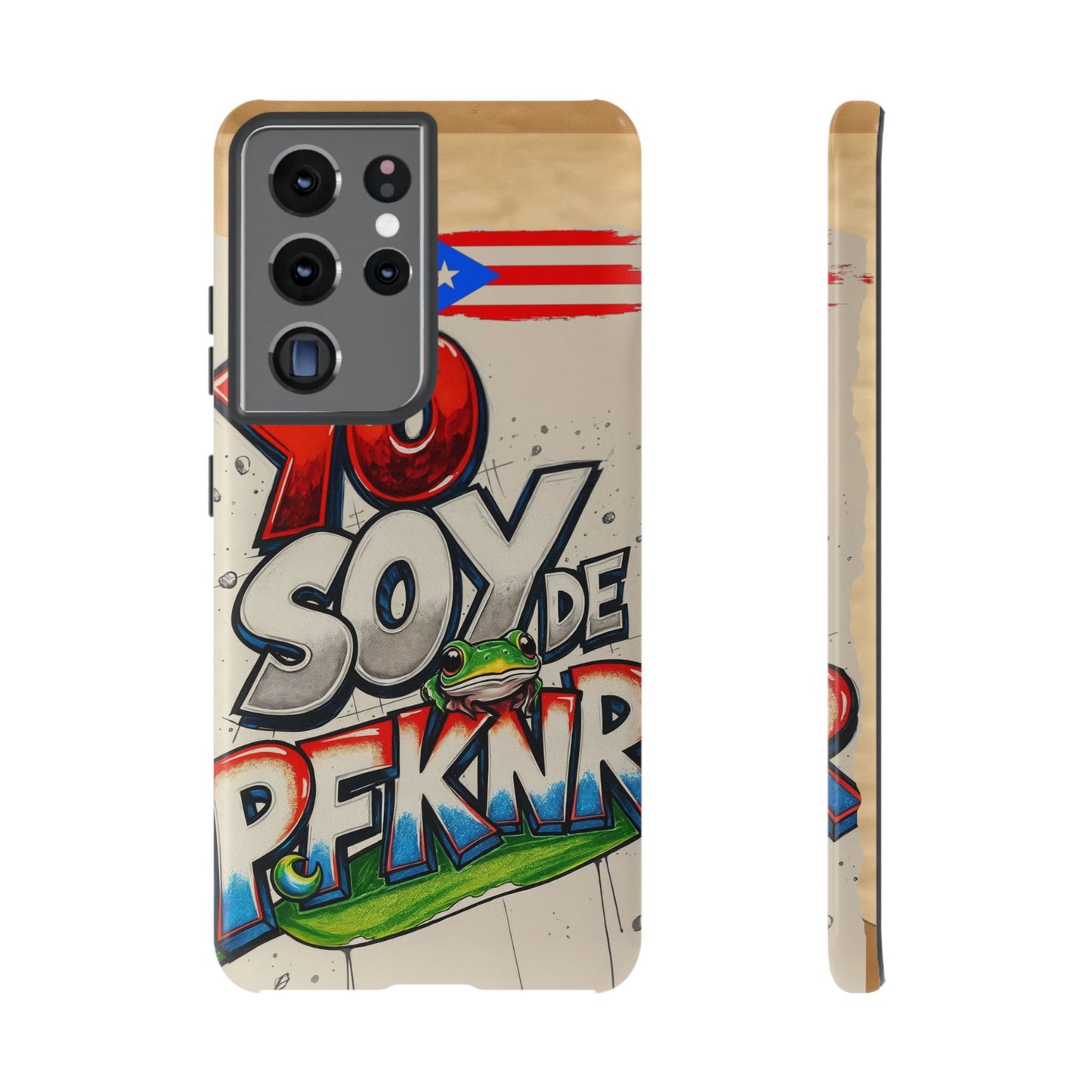 YO SOY DE PFKNR, Cases Phone Case for Unapologetic Style, Gift for Trendsetters, Urban Art Design, Fun Decor for Any Occasion, PUERTO RICO, COQUI
